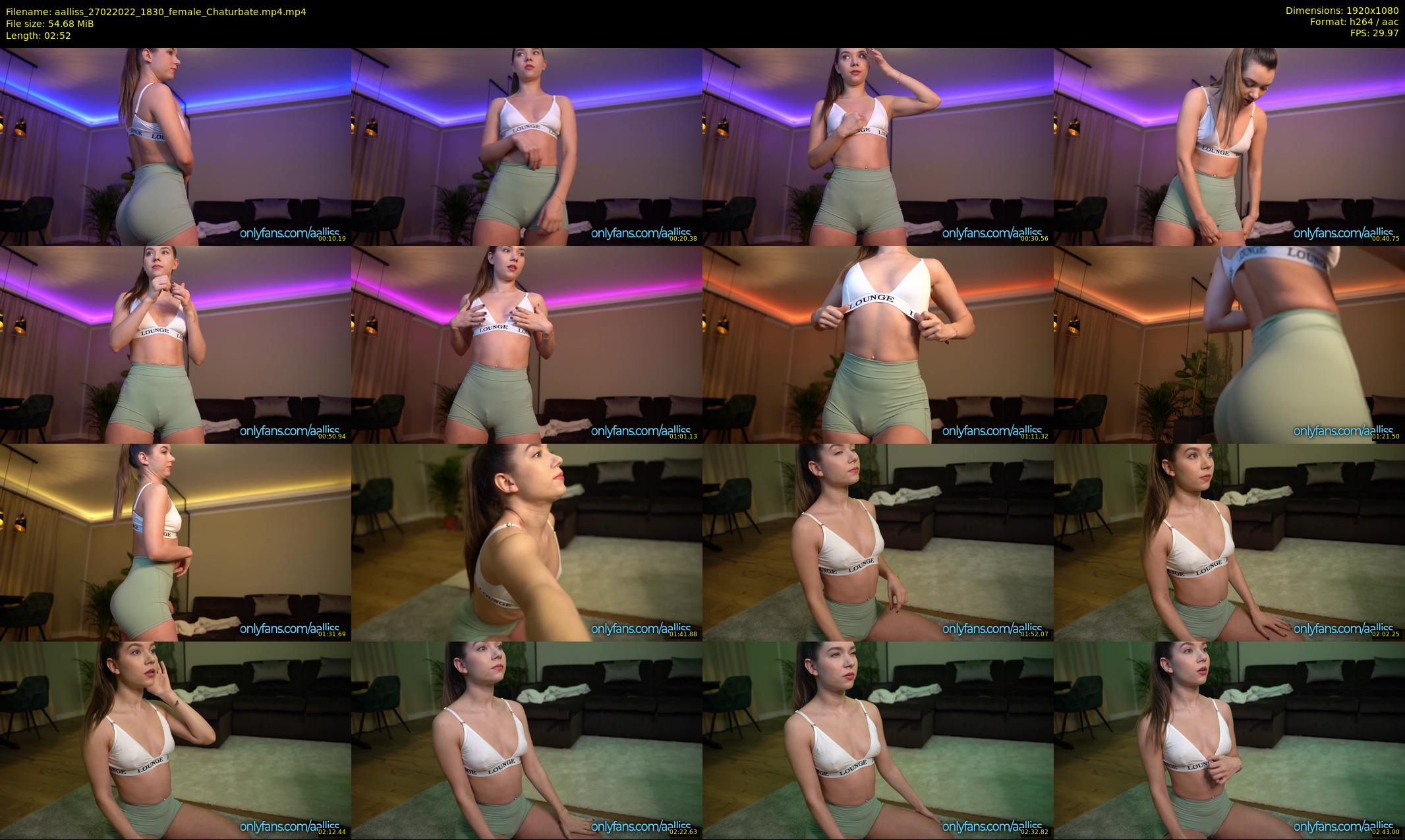 aalliss — 3 minute Chaturbate female cam show recording, 1080p, Feb 27, 2022