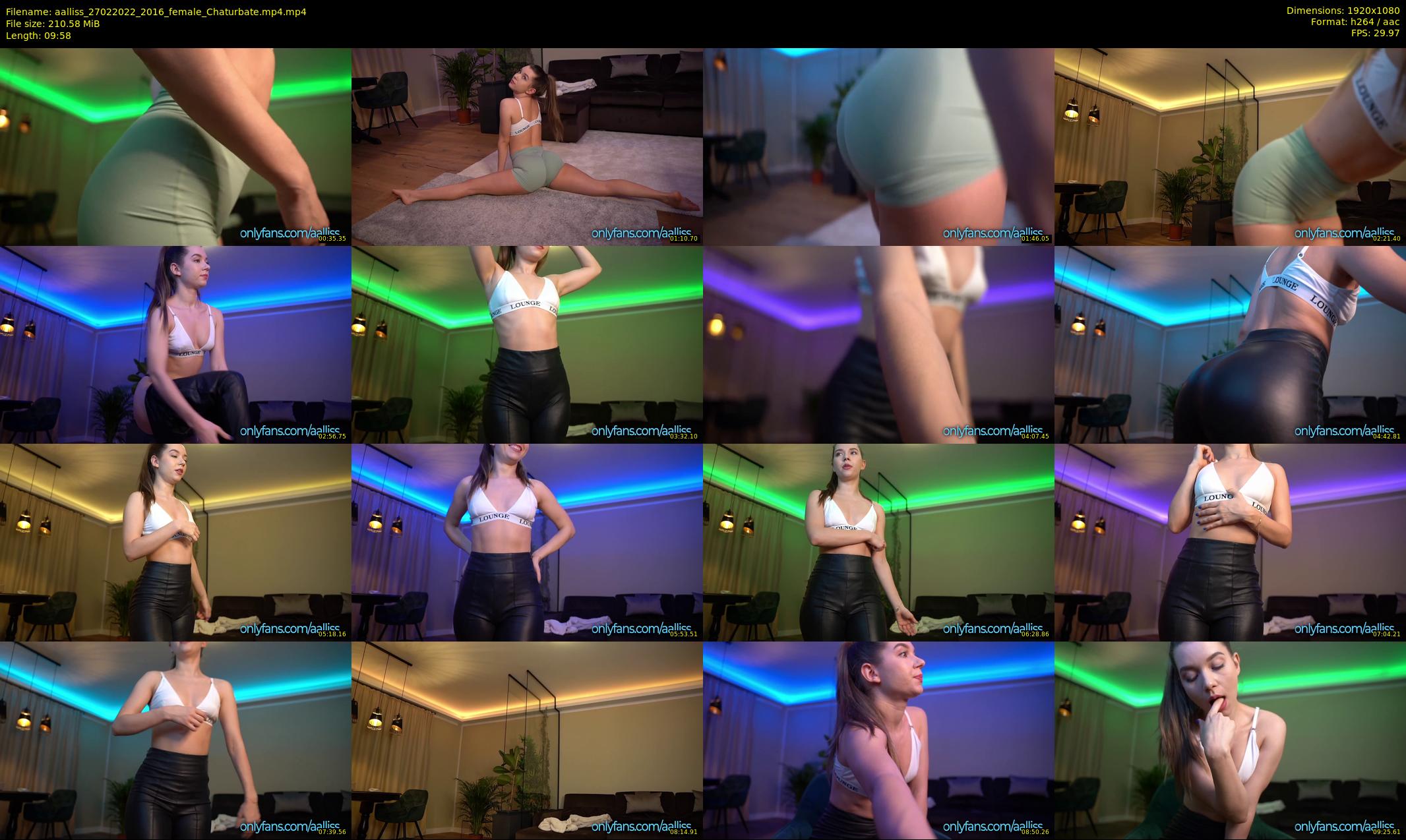 aalliss — 10 minute Chaturbate female cam show recording, 1080p, Feb 27, 2022