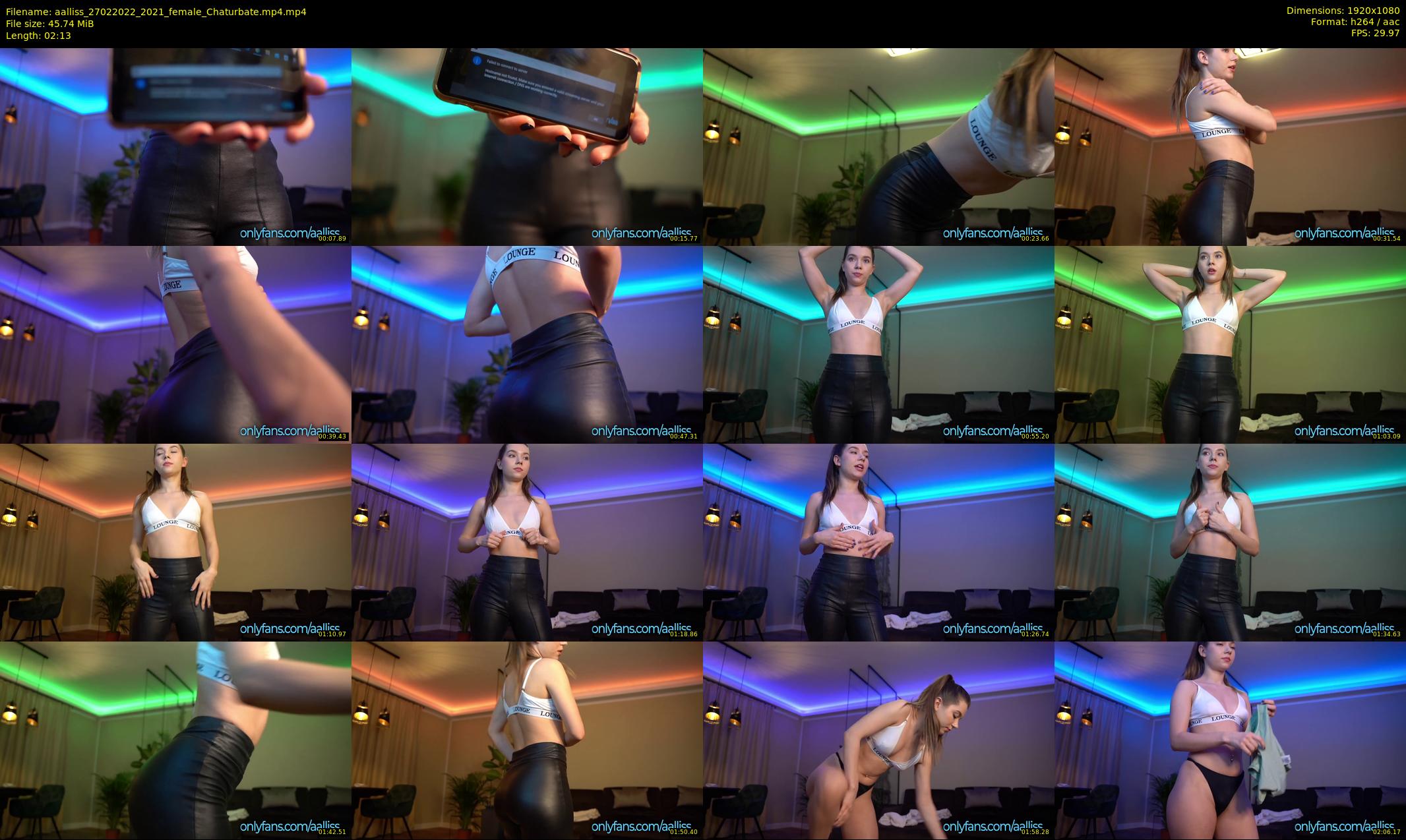 aalliss — 3 minute Chaturbate female cam show recording, 1080p, Feb 27, 2022