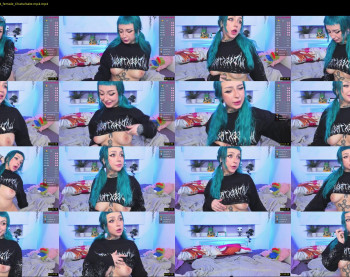 aciddroll — 54 minute Chaturbate female cam show recording, 1080p, Feb 28, 2022