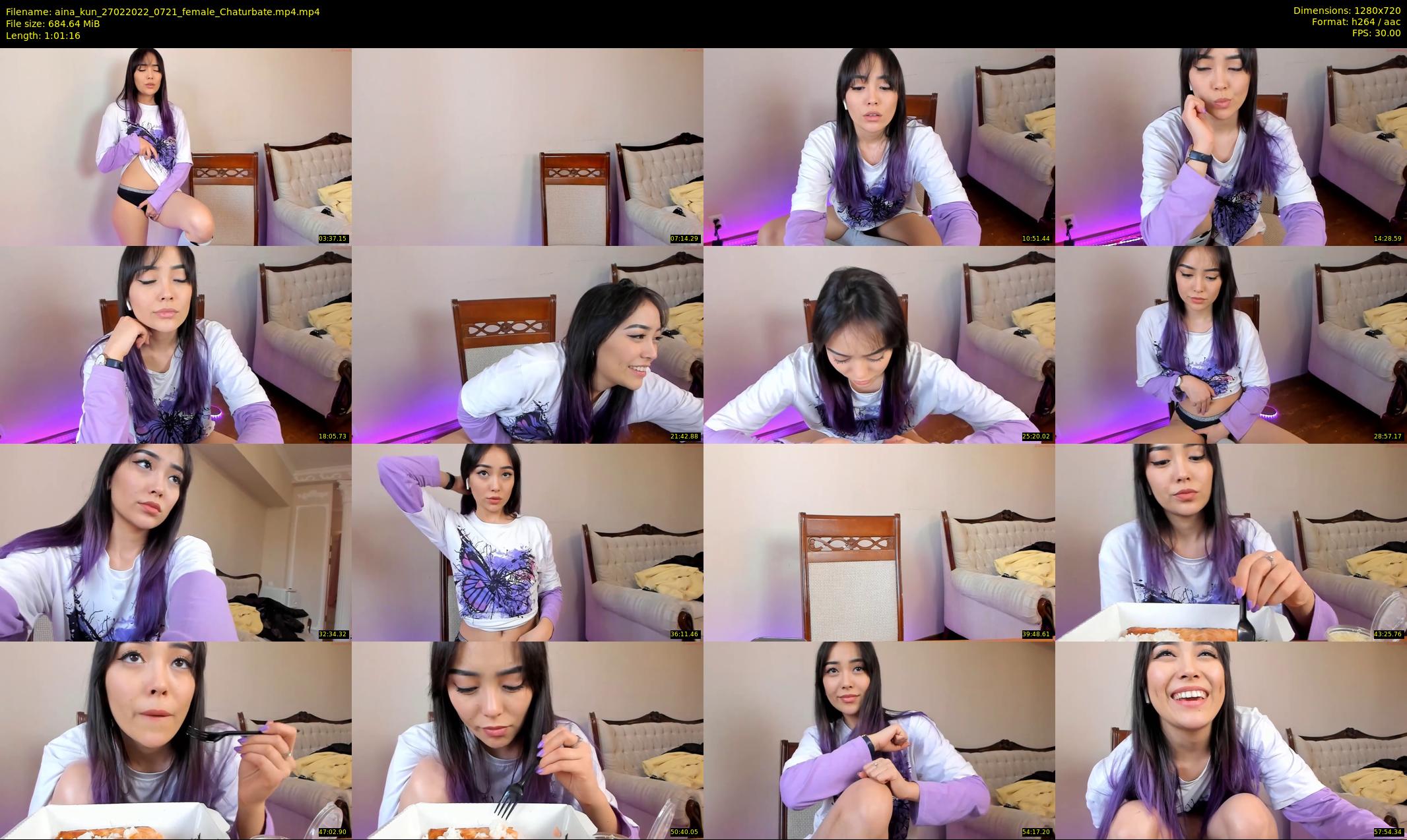 aina_kun — 62 minute Chaturbate female cam show recording, 720p, Feb 27, 2022