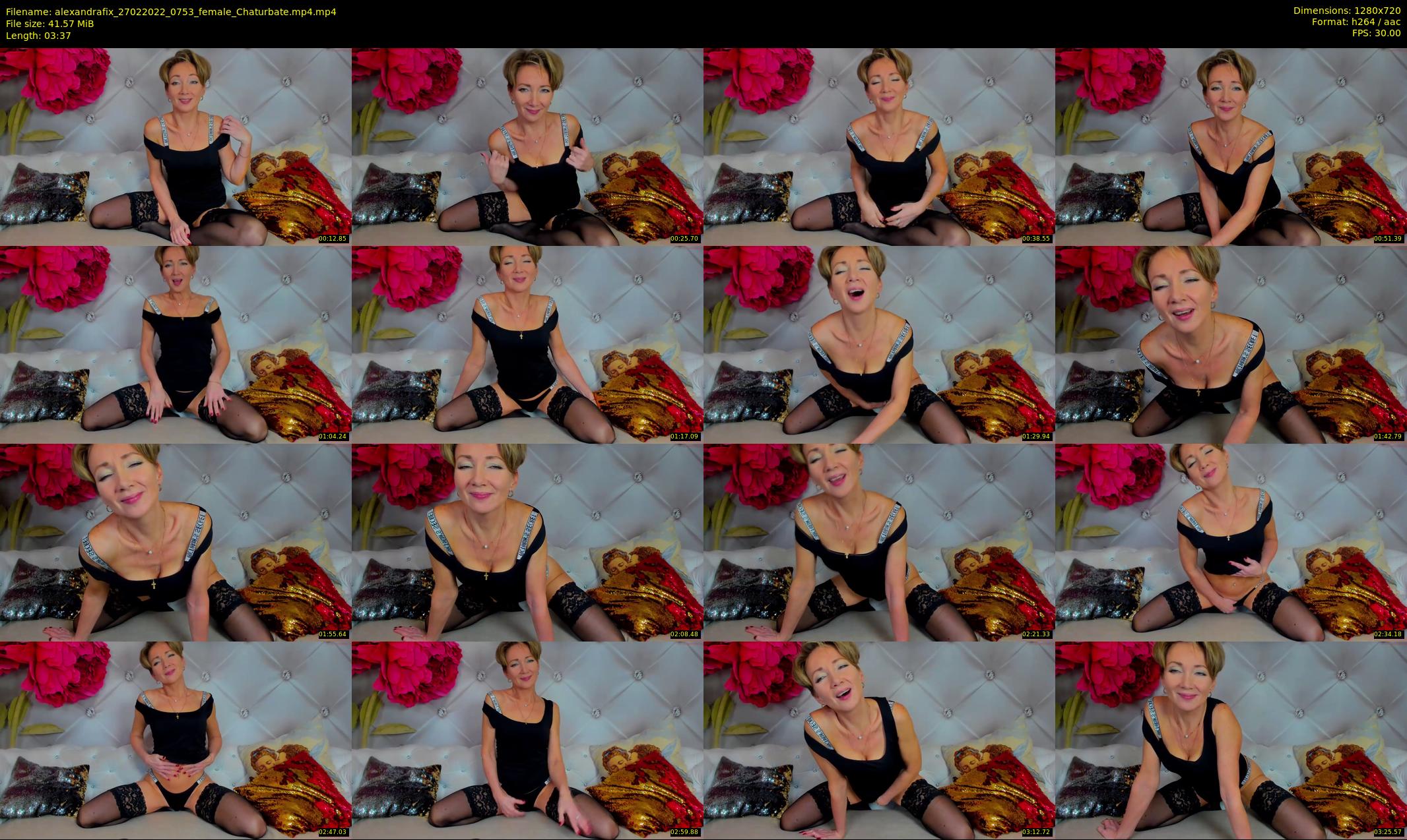 alexandrafix — 4 minute Chaturbate female cam show recording, 720p, Feb 27, 2022