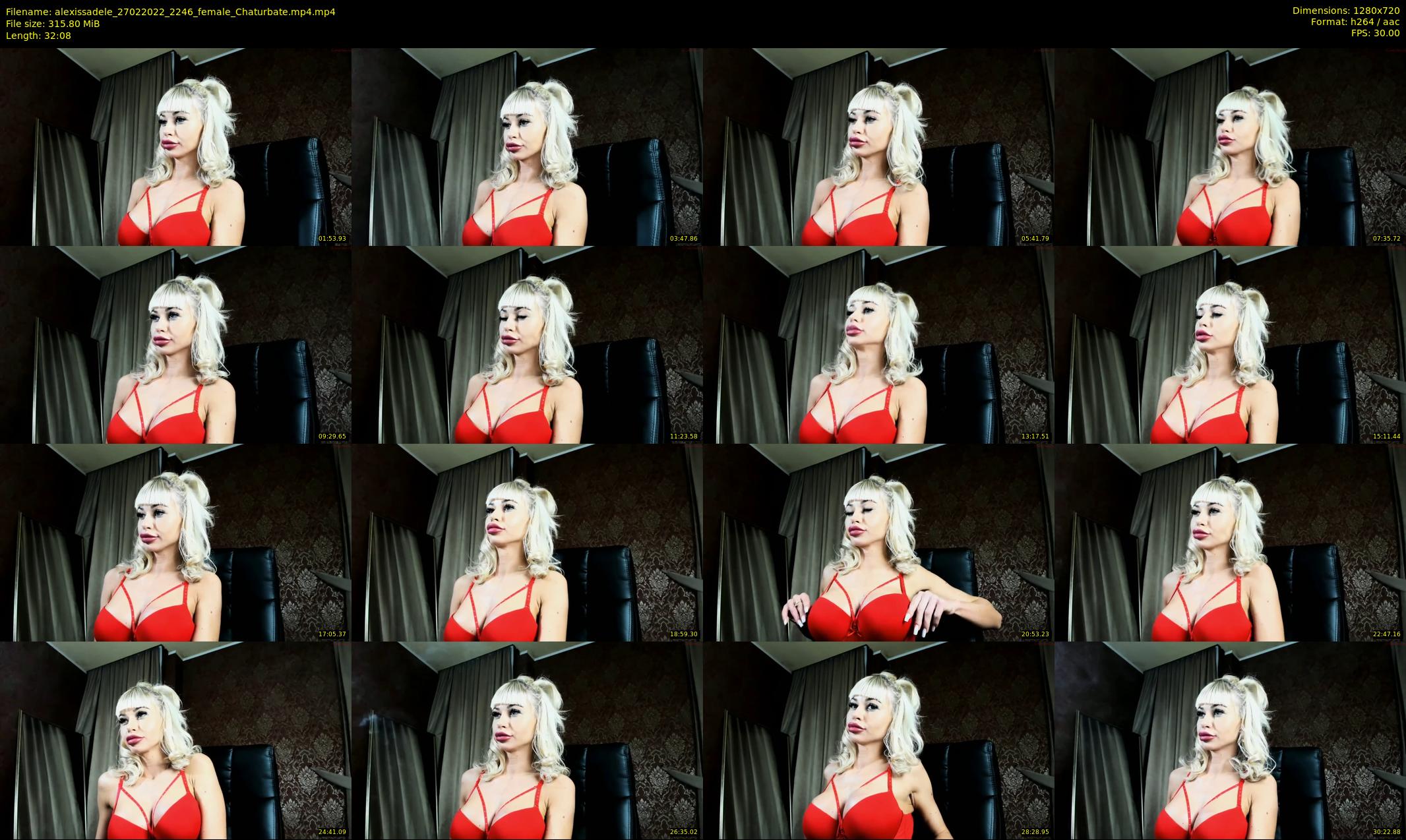 alexissadele — 33 minute Chaturbate female cam show recording, 720p, Feb 27, 2022