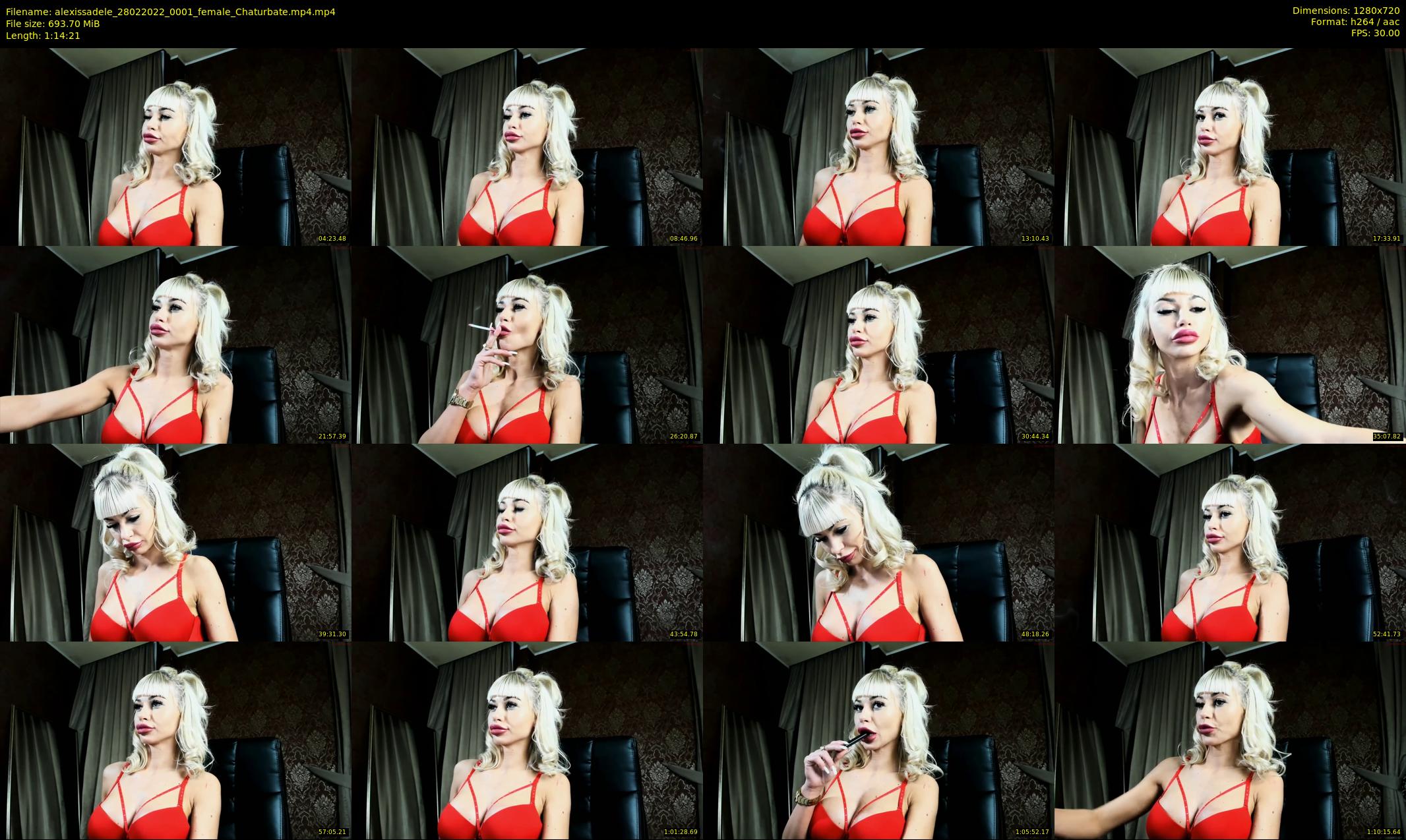 alexissadele — 75 minute Chaturbate female cam show recording, 720p, Feb 28, 2022