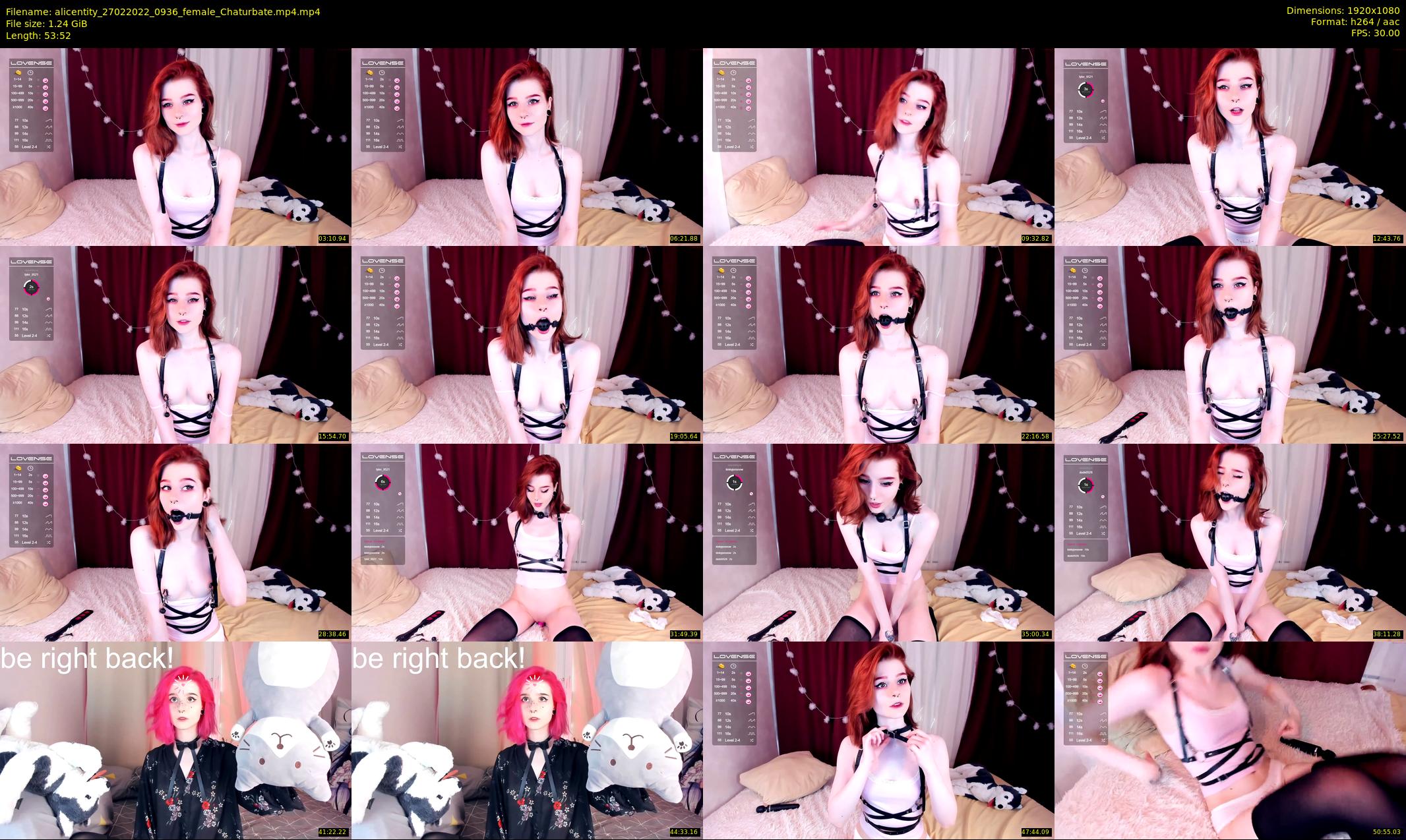 alicentity — 54 minute Chaturbate female cam show recording, 1080p, Feb 27, 2022