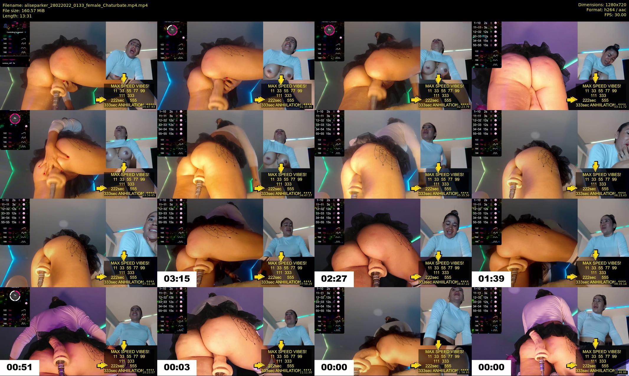 aliseparker — 14 minute Chaturbate female cam show recording, 720p, Feb 28, 2022