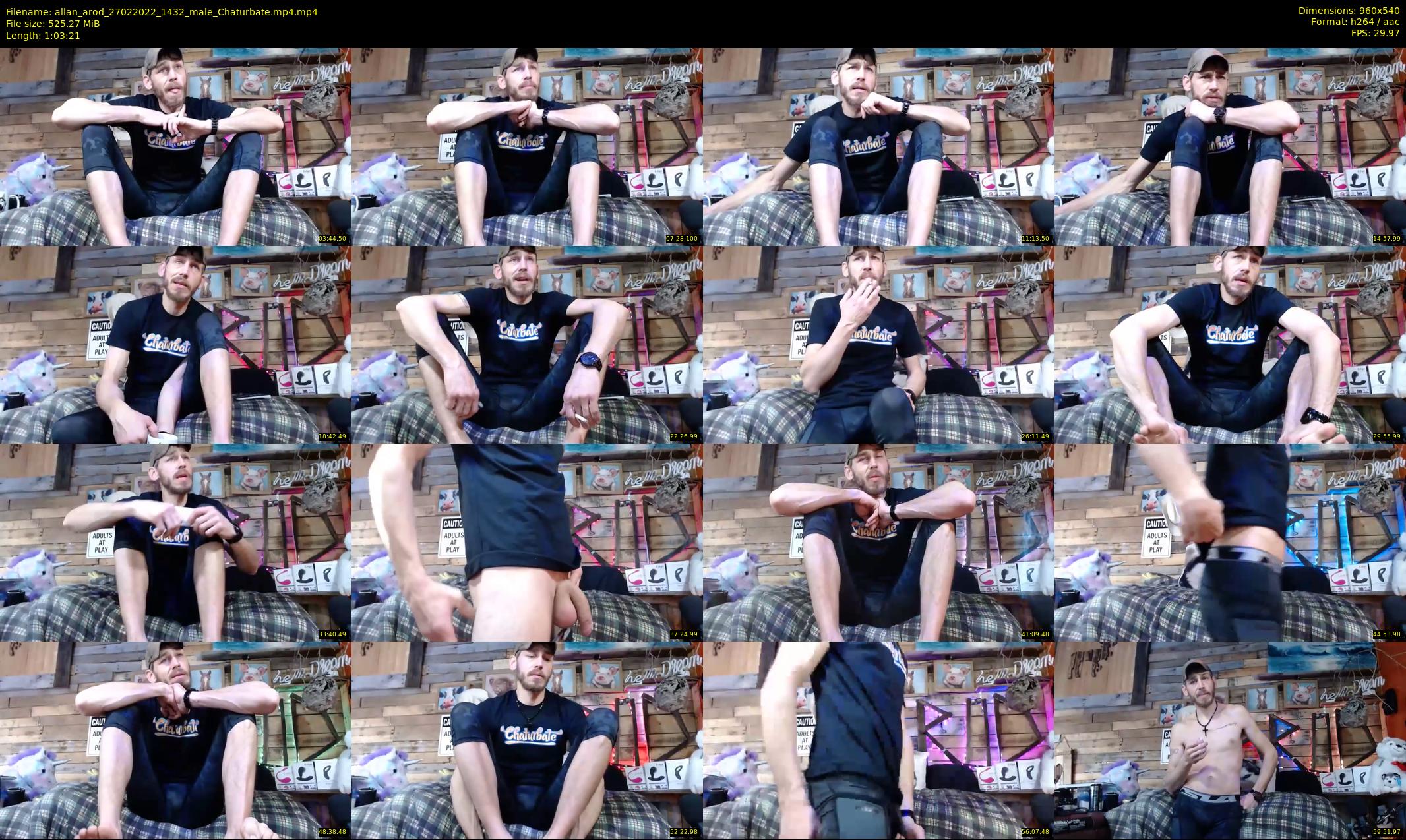 allan_arod — 64 minute Chaturbate male cam show recording, 480p, Feb 27, 2022