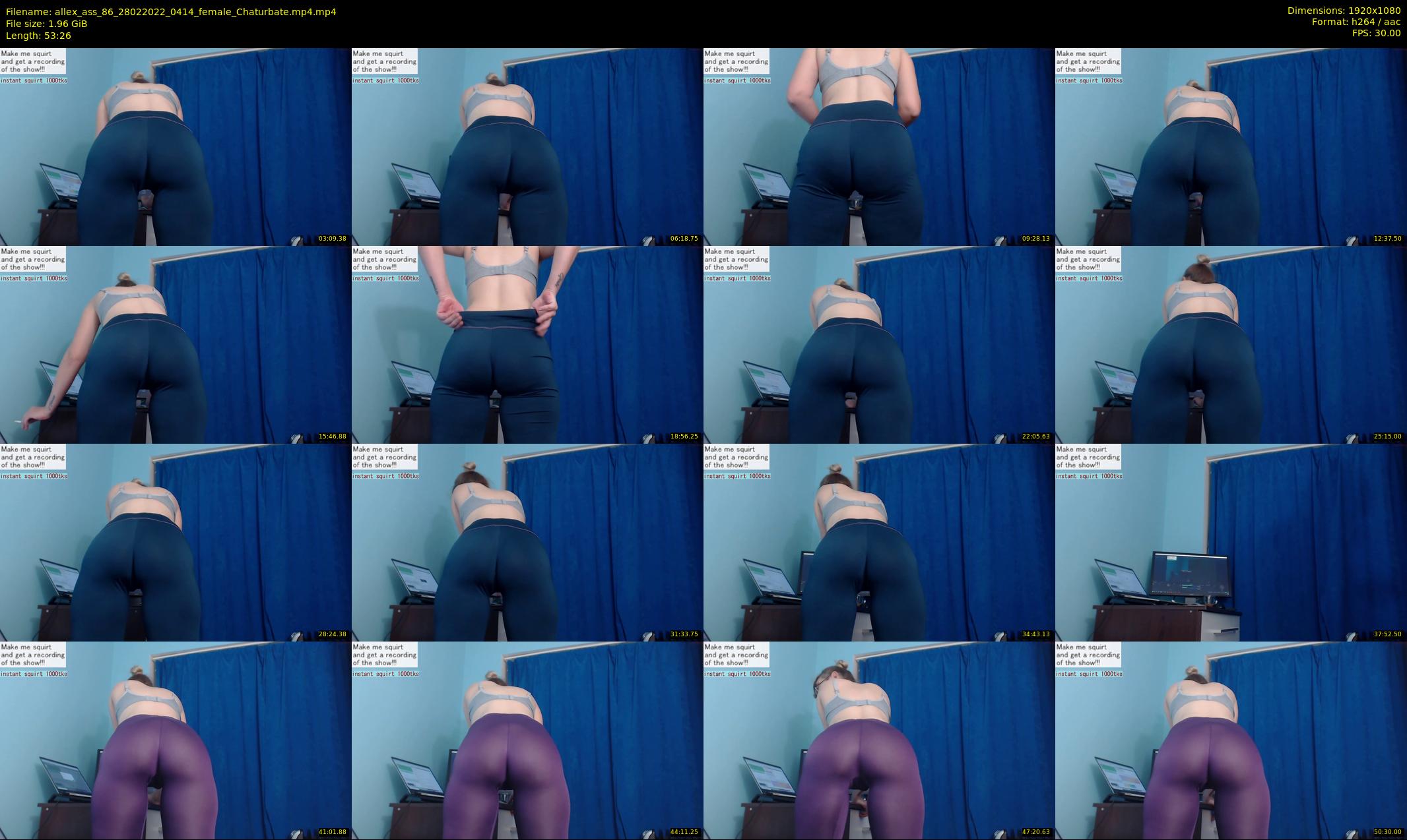 allex_ass_86 — 54 minute Chaturbate female cam show recording, 1080p, Feb 28, 2022