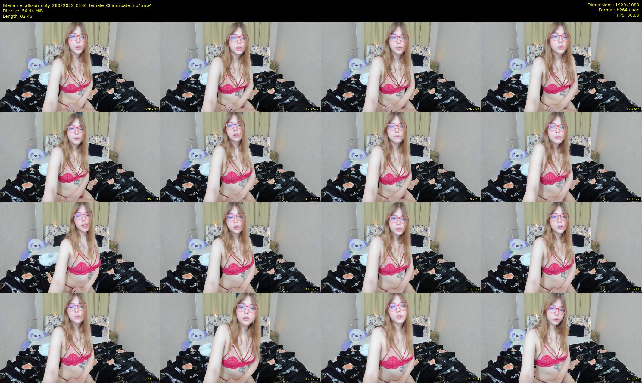 allison_cuty — 3 minute Chaturbate female cam show recording, 1080p, Feb 28, 2022