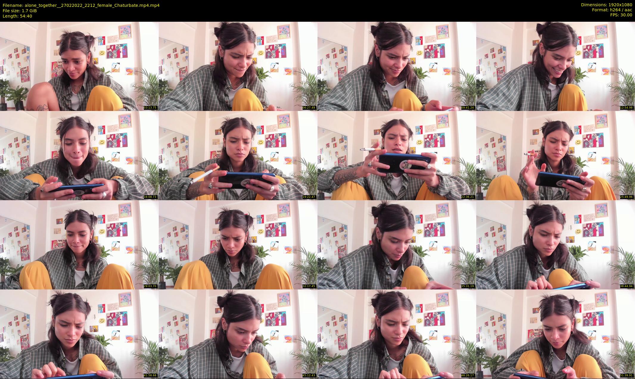 alone_together_ — 55 minute Chaturbate female cam show recording, 1080p, Feb 27, 2022