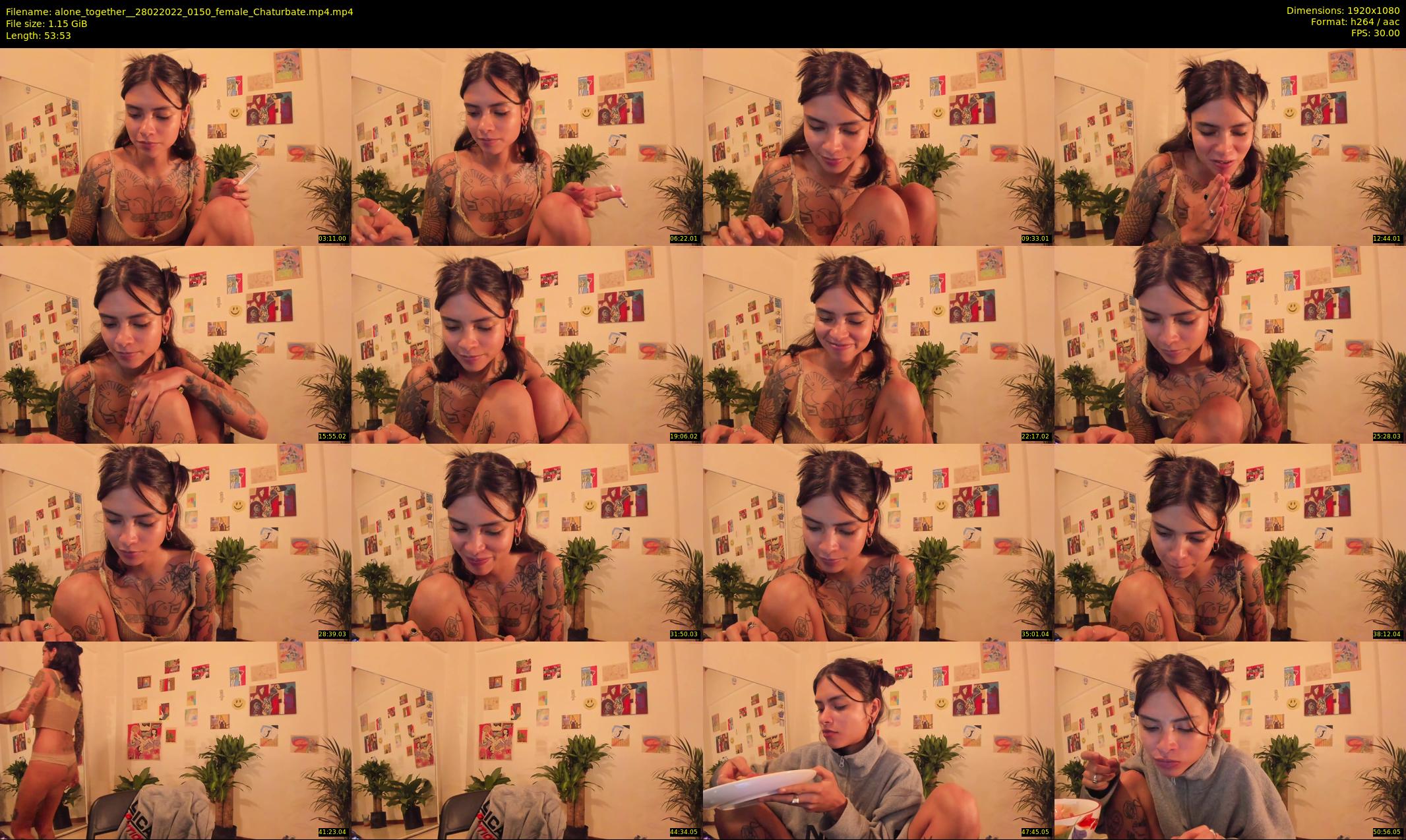 alone_together_ — 54 minute Chaturbate female cam show recording, 1080p, Feb 28, 2022