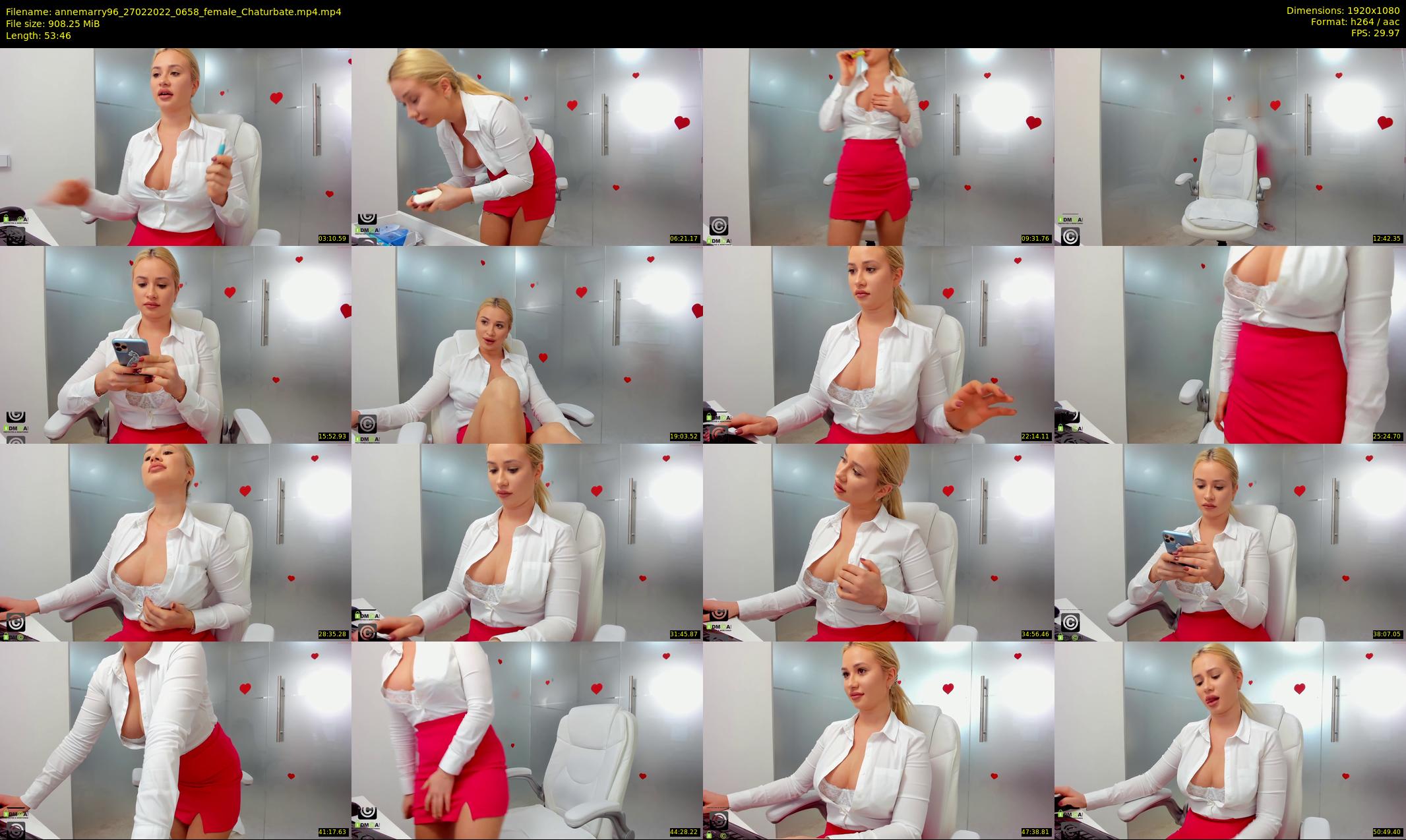 annemarry96 — 54 minute Chaturbate female cam show recording, 1080p, Feb 27, 2022