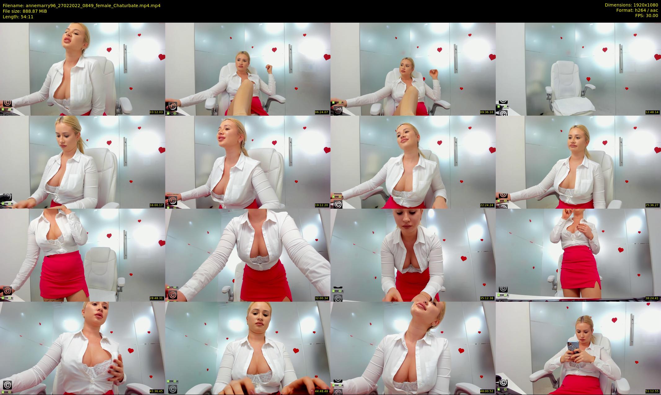 annemarry96 — 55 minute Chaturbate female cam show recording, 1080p, Feb 27, 2022