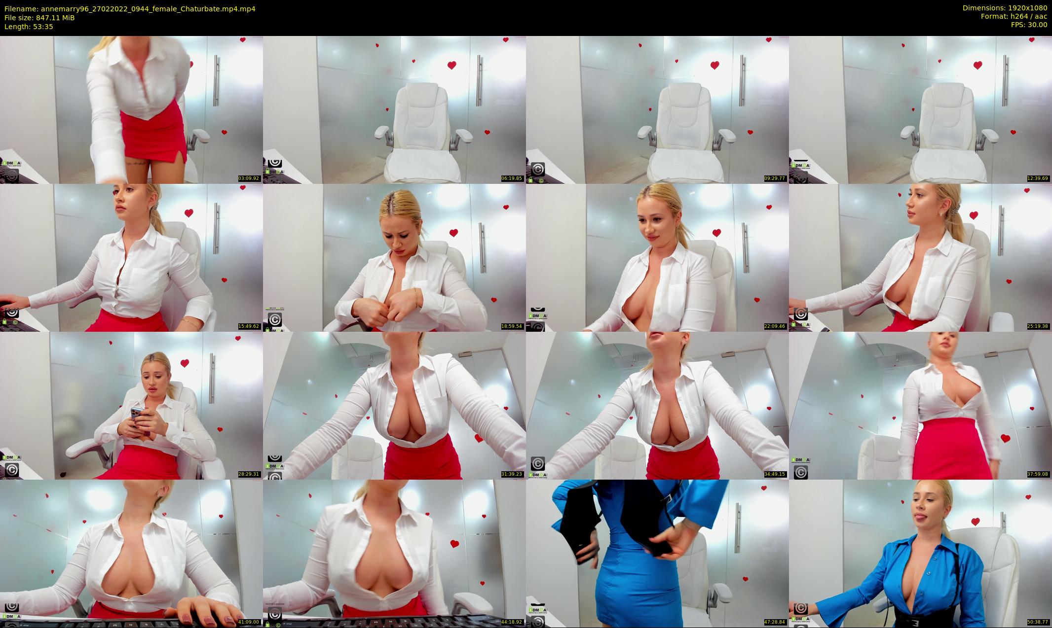 annemarry96 — 54 minute Chaturbate female cam show recording, 1080p, Feb 27, 2022