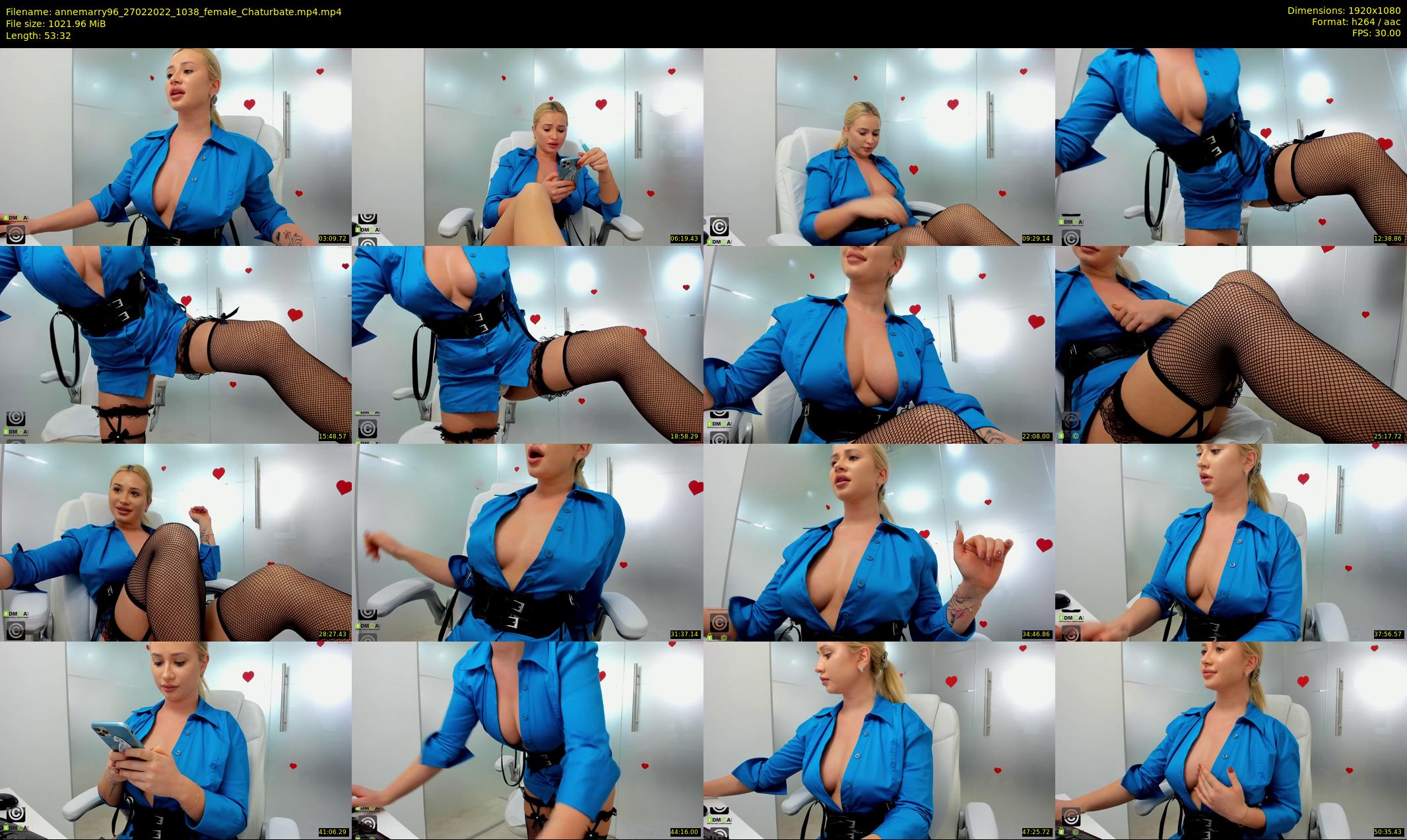 annemarry96 — 54 minute Chaturbate female cam show recording, 1080p, Feb 27, 2022