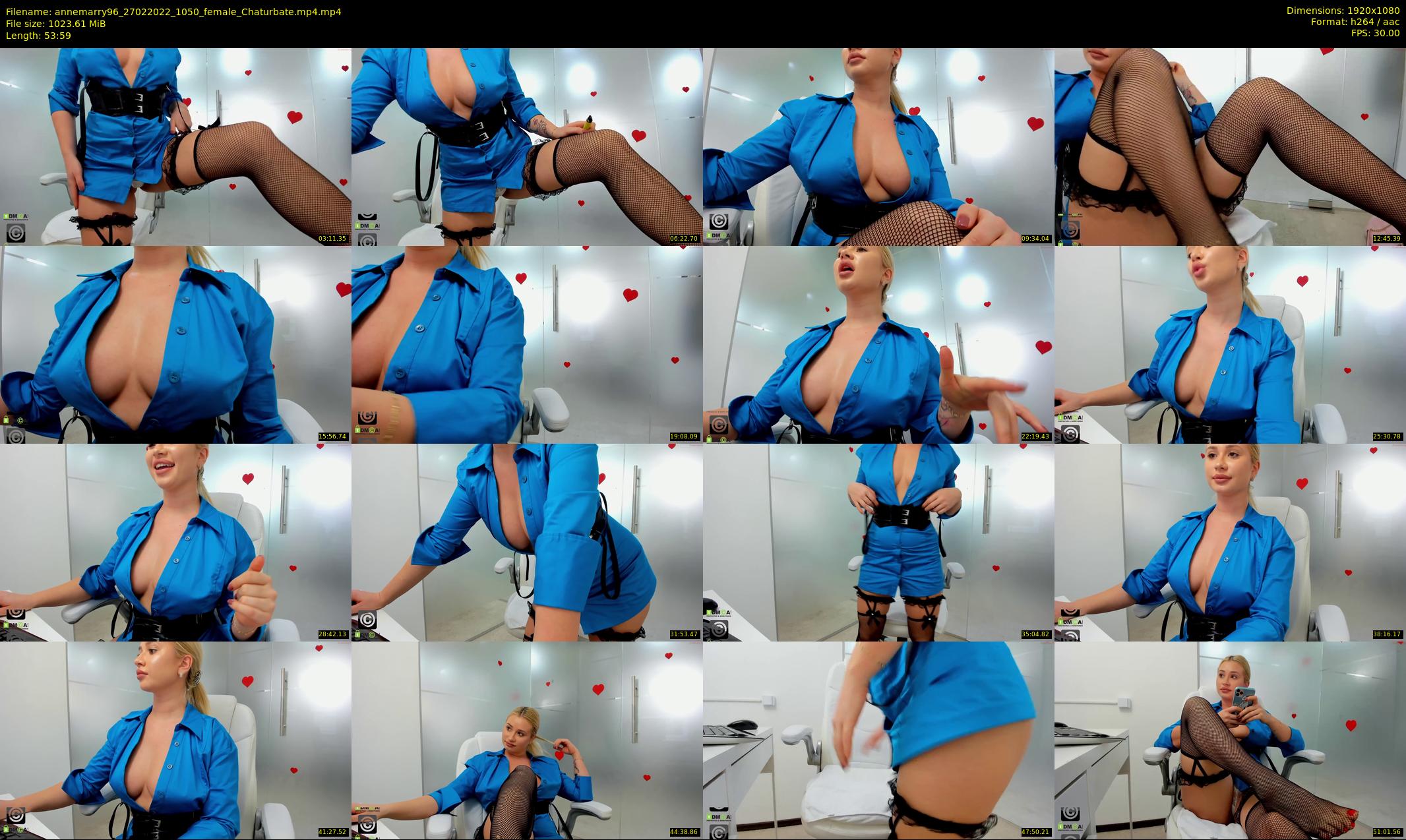 annemarry96 — 54 minute Chaturbate female cam show recording, 1080p, Feb 27, 2022