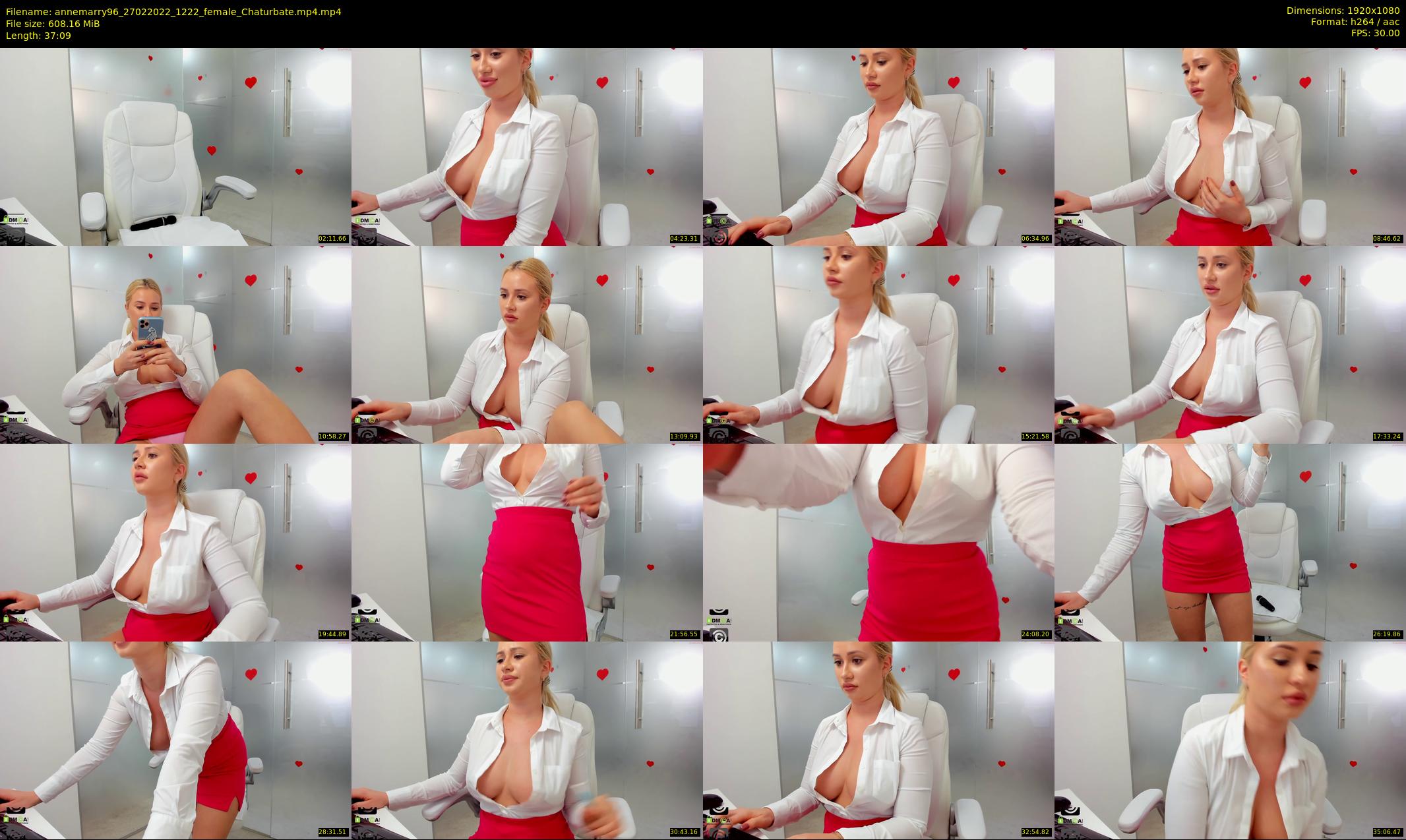 annemarry96 — 38 minute Chaturbate female cam show recording, 1080p, Feb 27, 2022