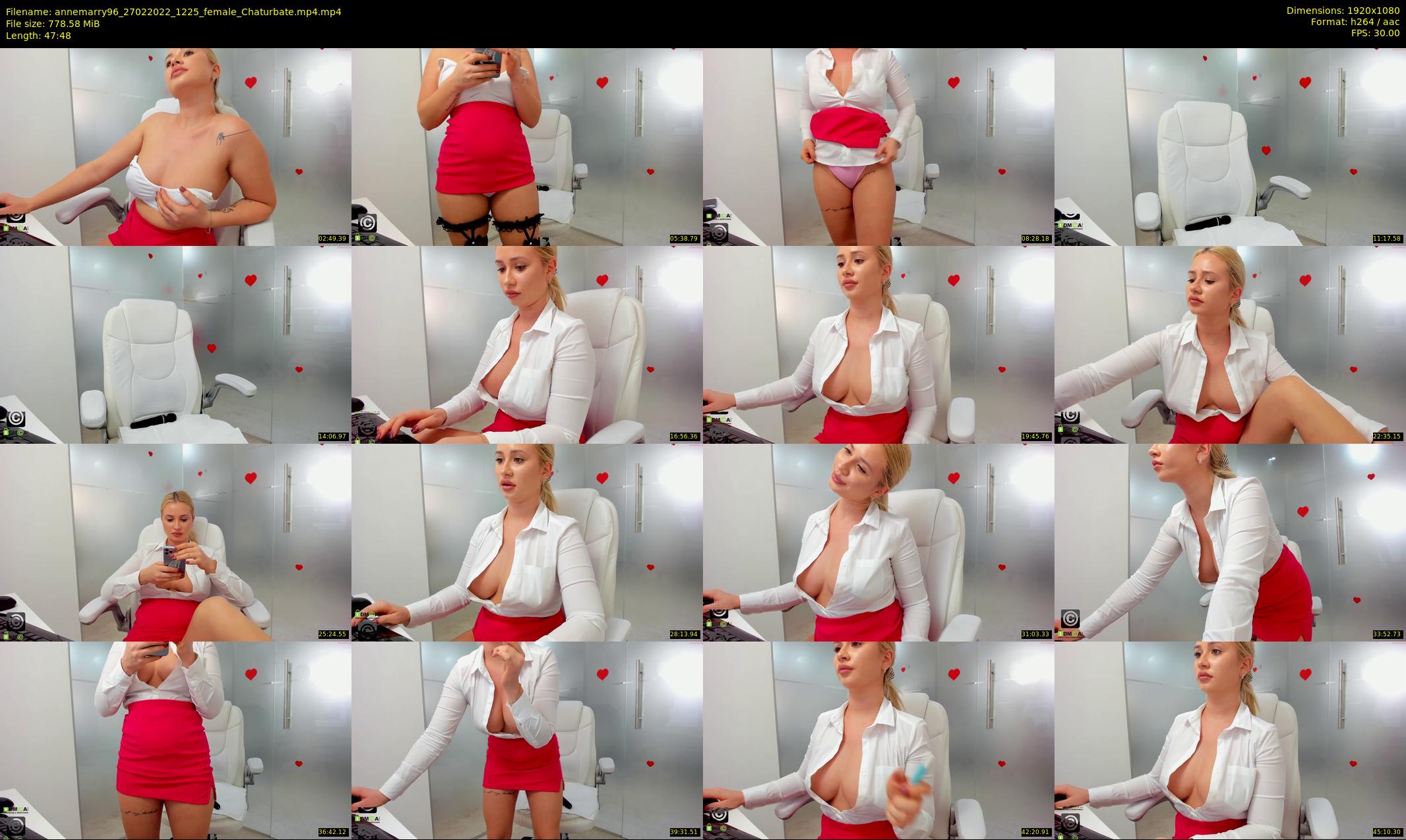 annemarry96 — 48 minute Chaturbate female cam show recording, 1080p, Feb 27, 2022
