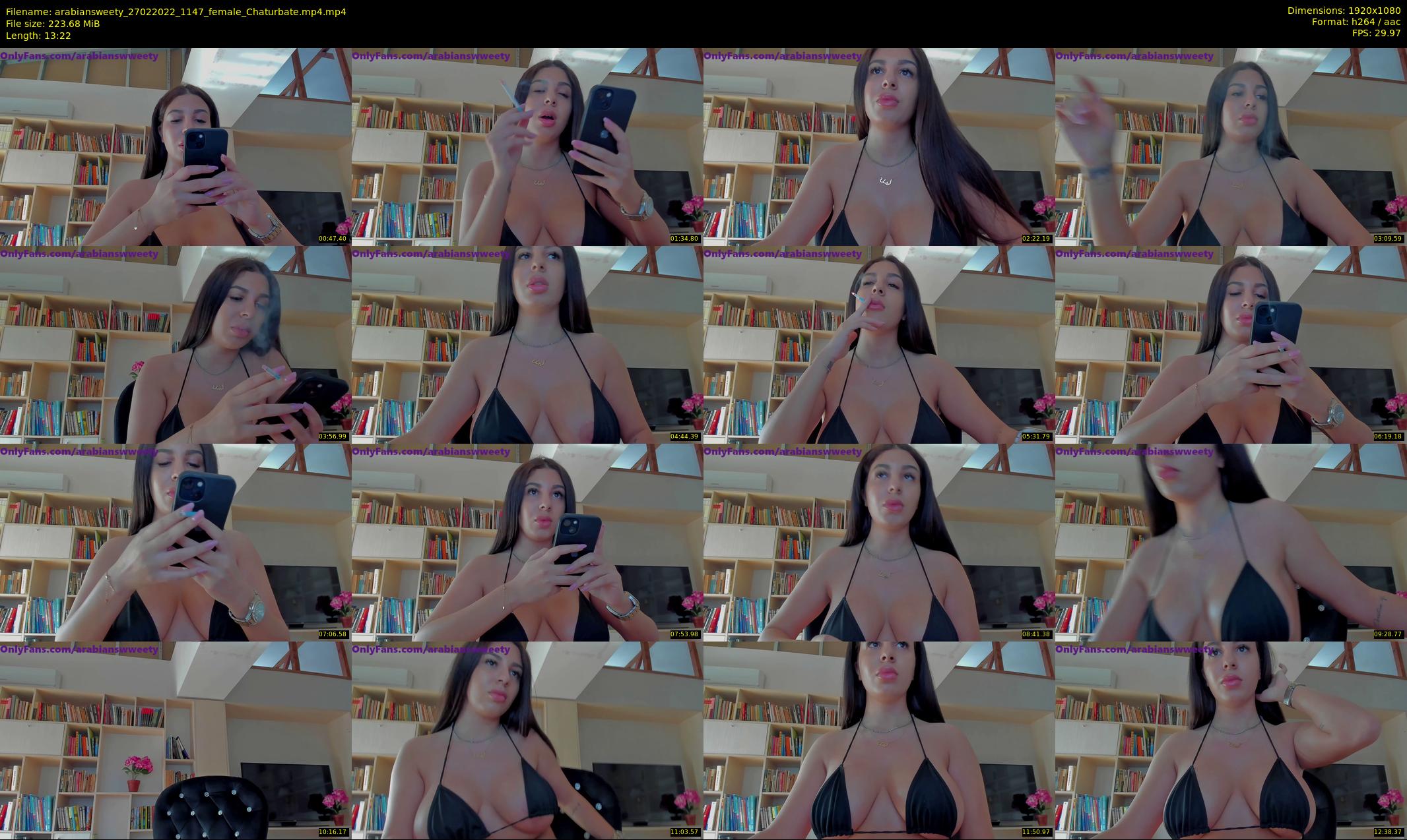 arabiansweety — 14 minute Chaturbate female cam show recording, 1080p, Feb 27, 2022