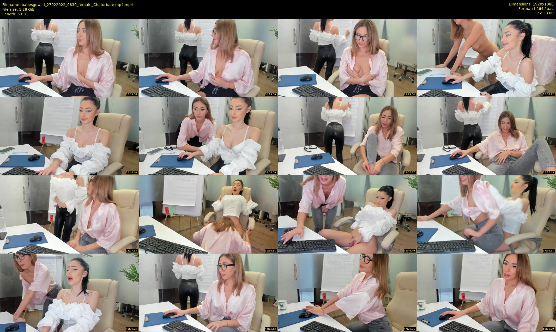 babesgowild — 54 minute Chaturbate couple cam show recording, 1080p, Feb 27, 2022