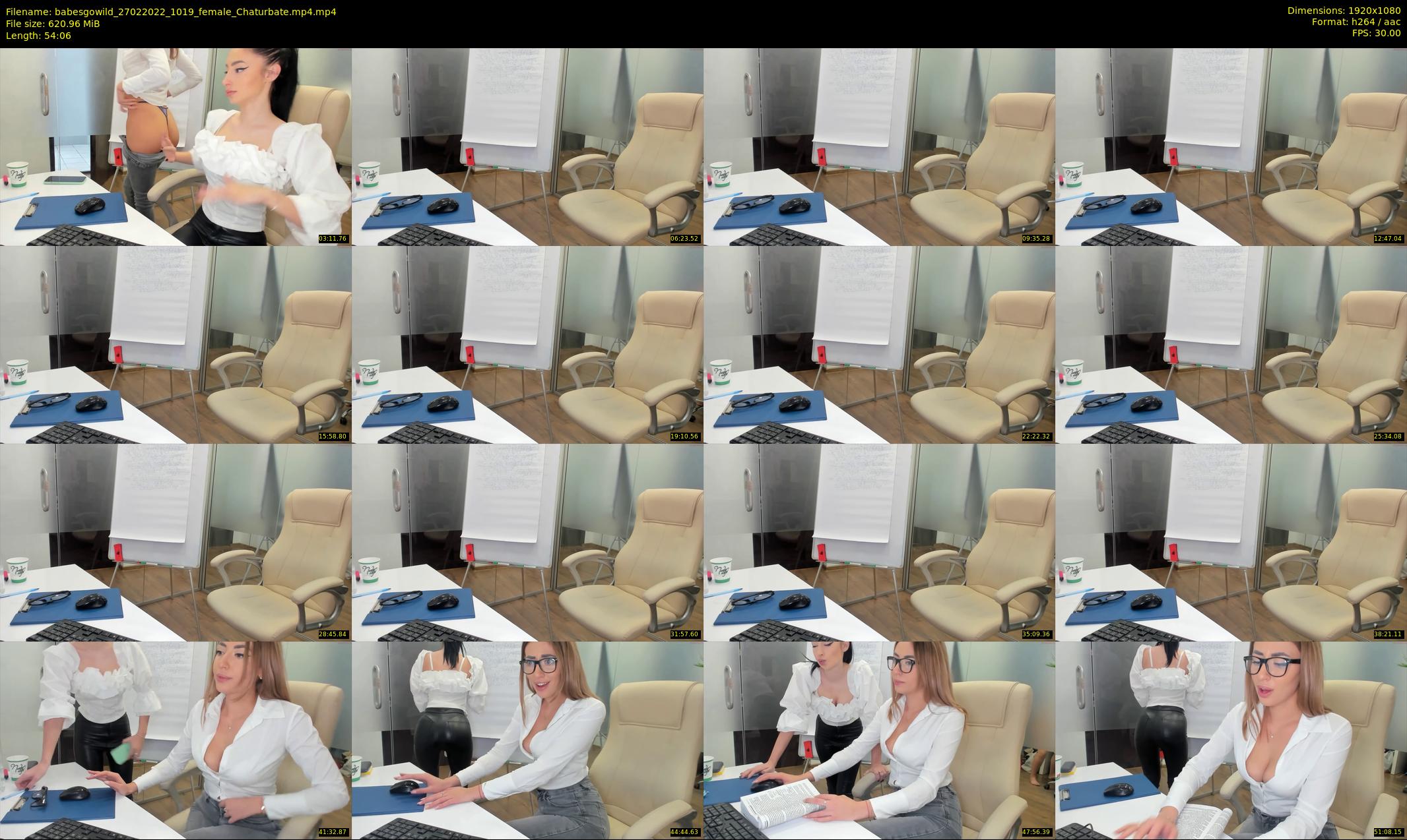 babesgowild — 55 minute Chaturbate couple cam show recording, 1080p, Feb 27, 2022