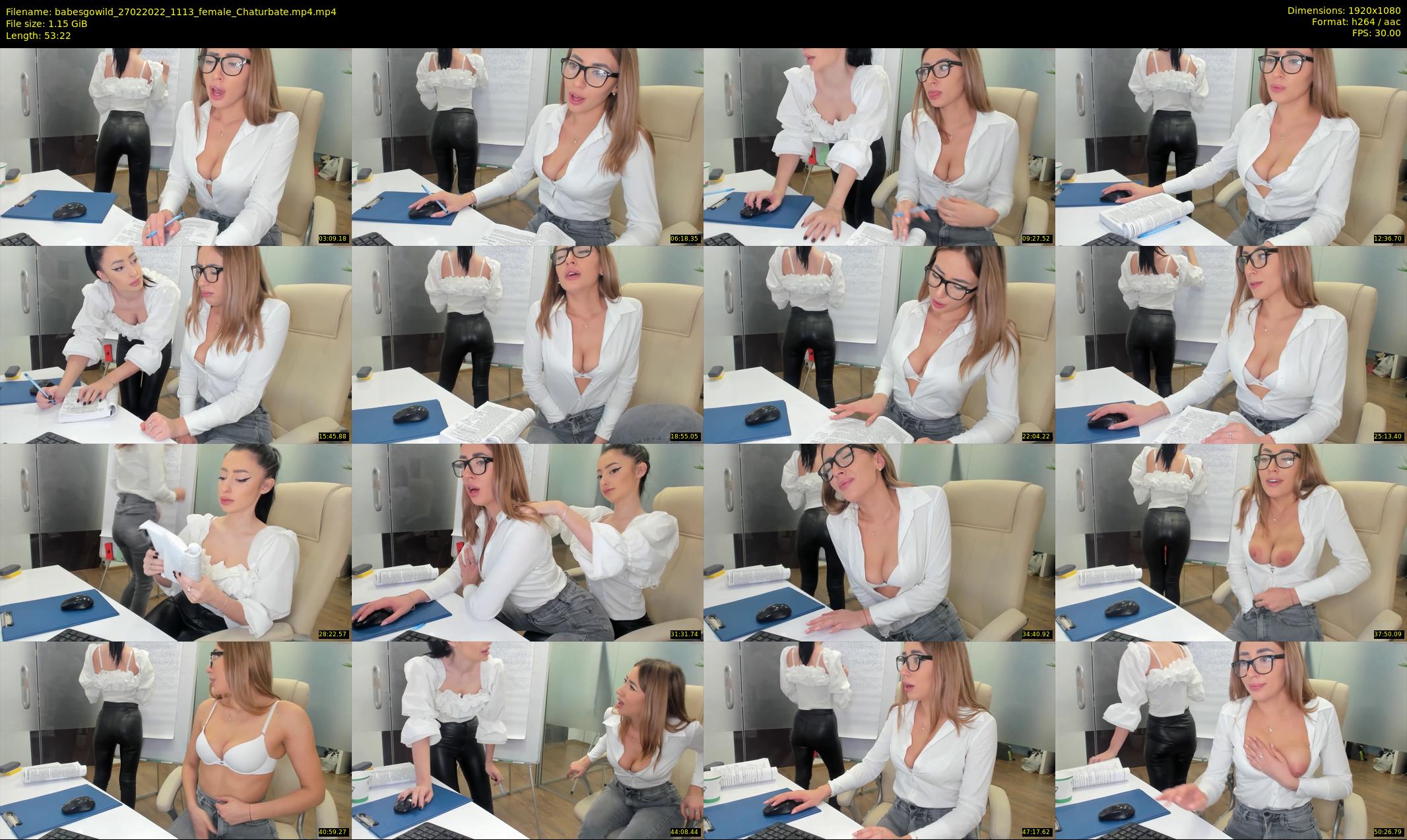 babesgowild — 54 minute Chaturbate couple cam show recording, 1080p, Feb 27, 2022