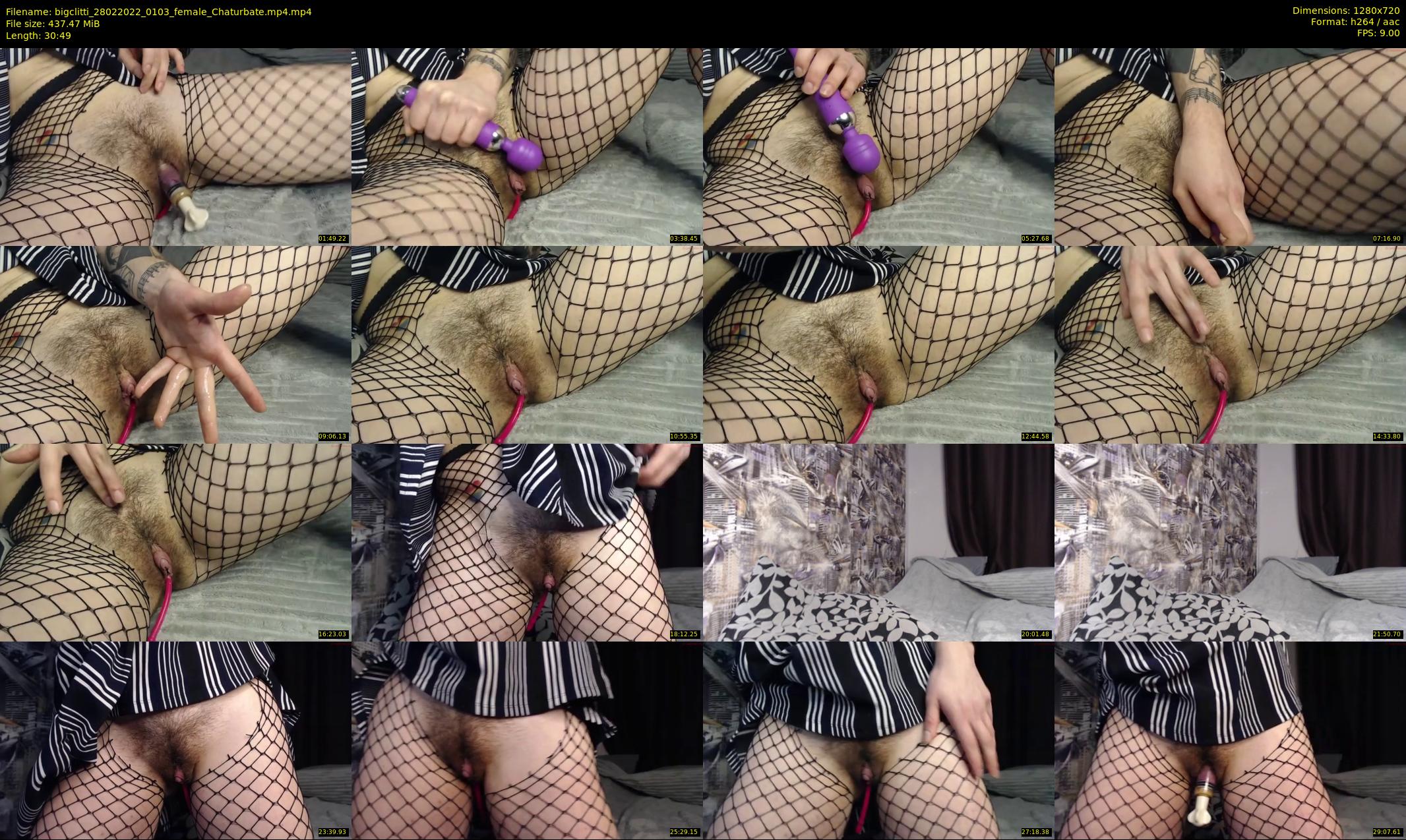 bigclitti — 31 minute Chaturbate female cam show recording, 720p, Feb 28, 2022