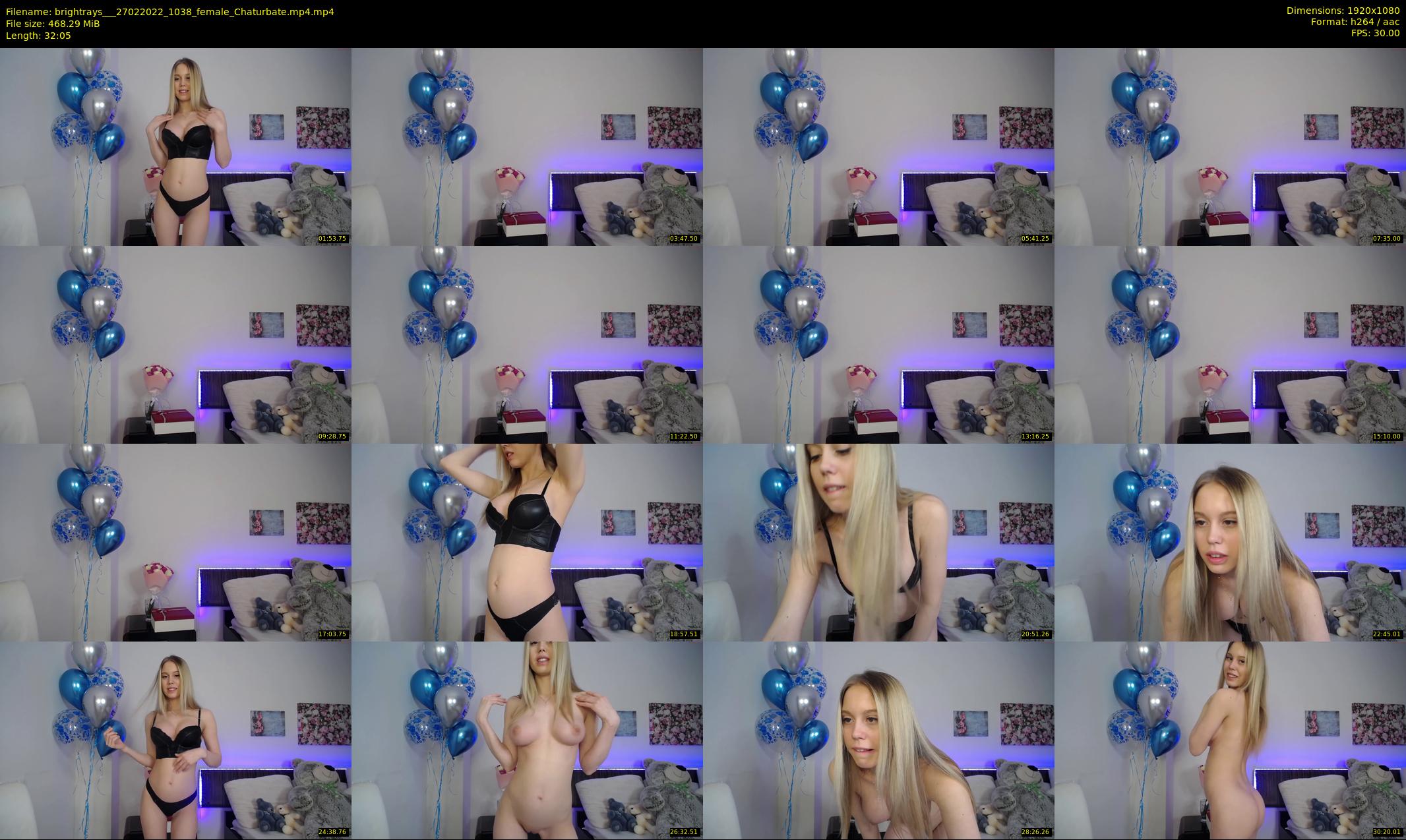 brightrays__ — 33 minute Chaturbate female cam show recording, 1080p, Feb 27, 2022