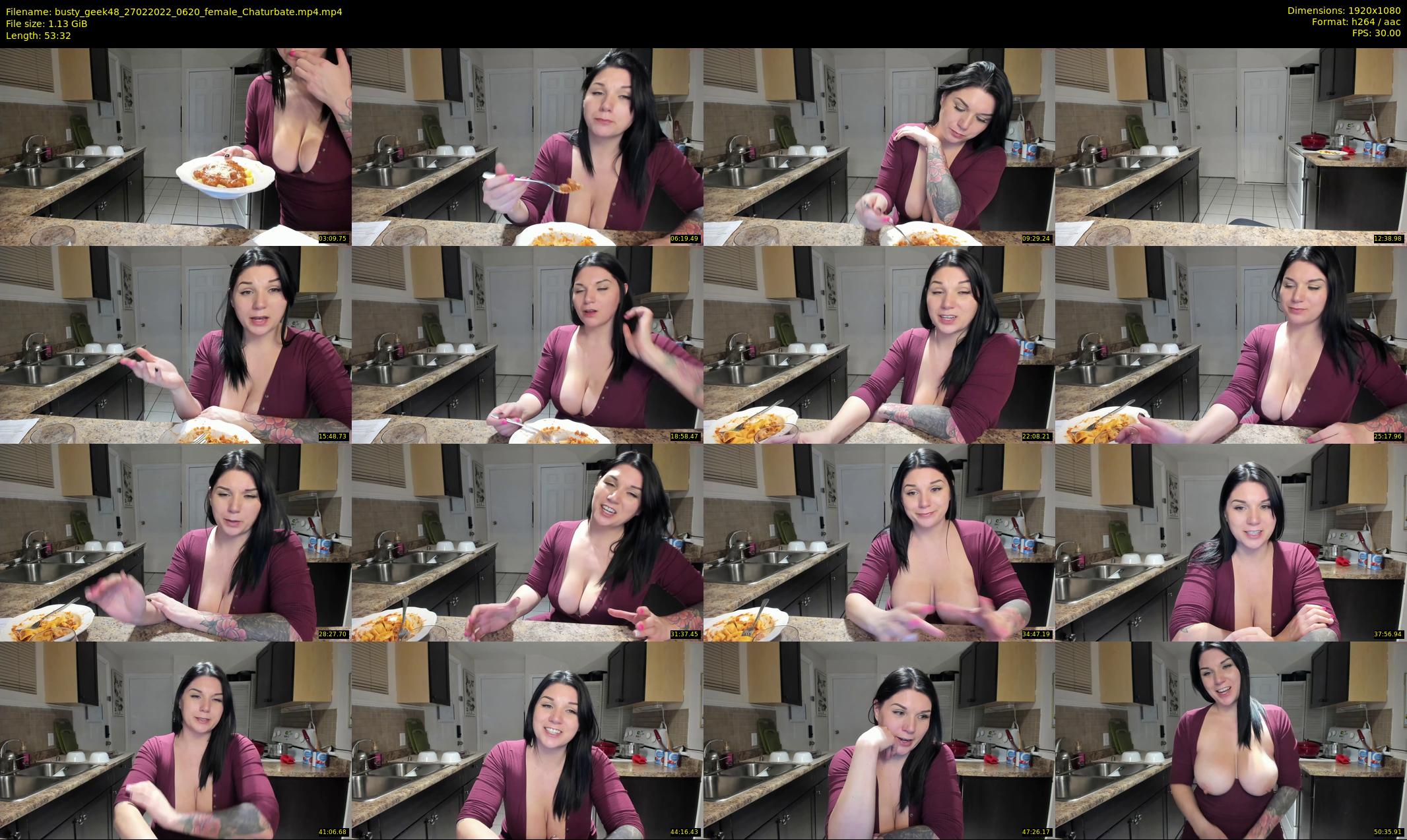 busty_geek48 — 54 minute Chaturbate female cam show recording, 1080p, Feb 27, 2022
