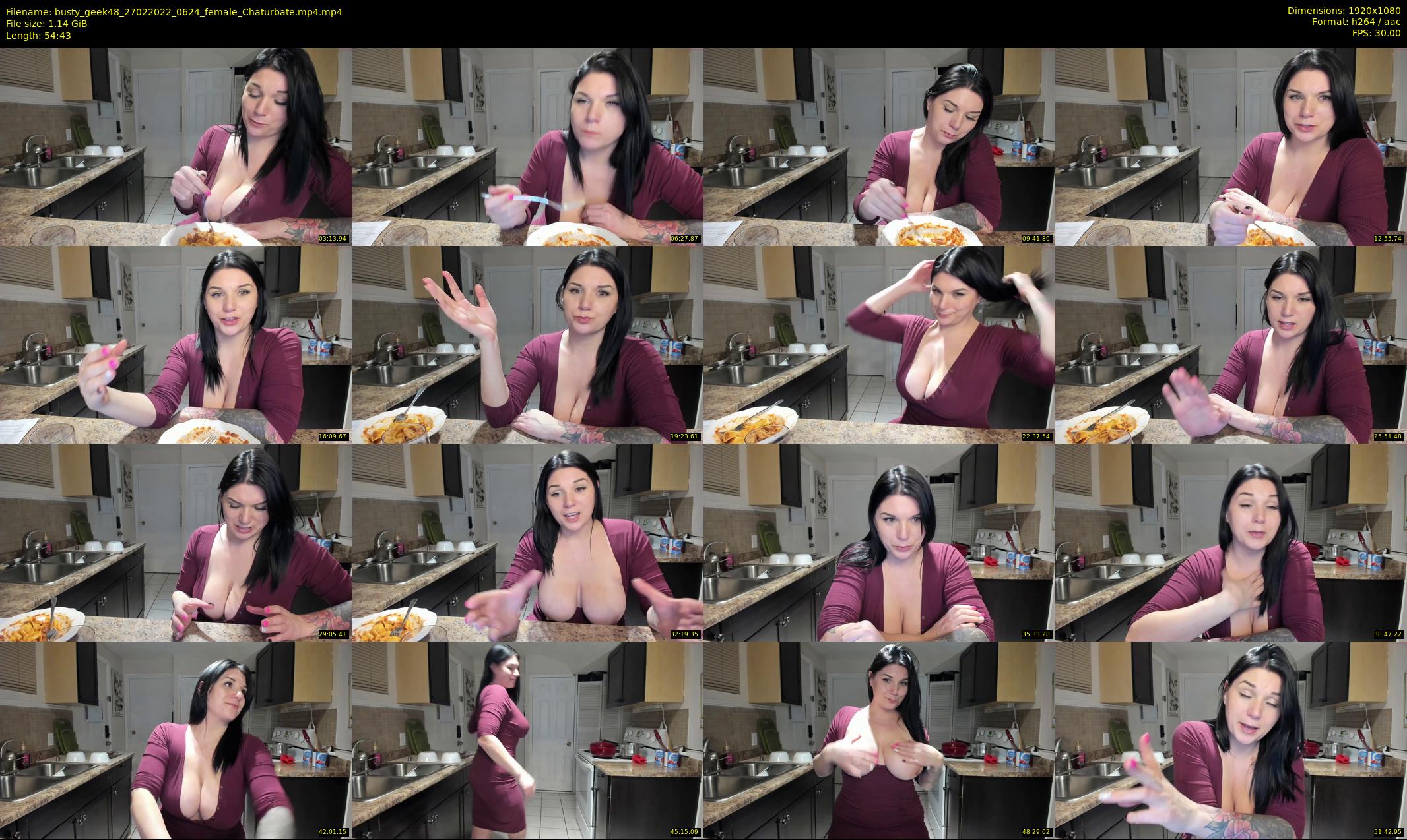 busty_geek48 — 55 minute Chaturbate female cam show recording, 1080p, Feb 27, 2022