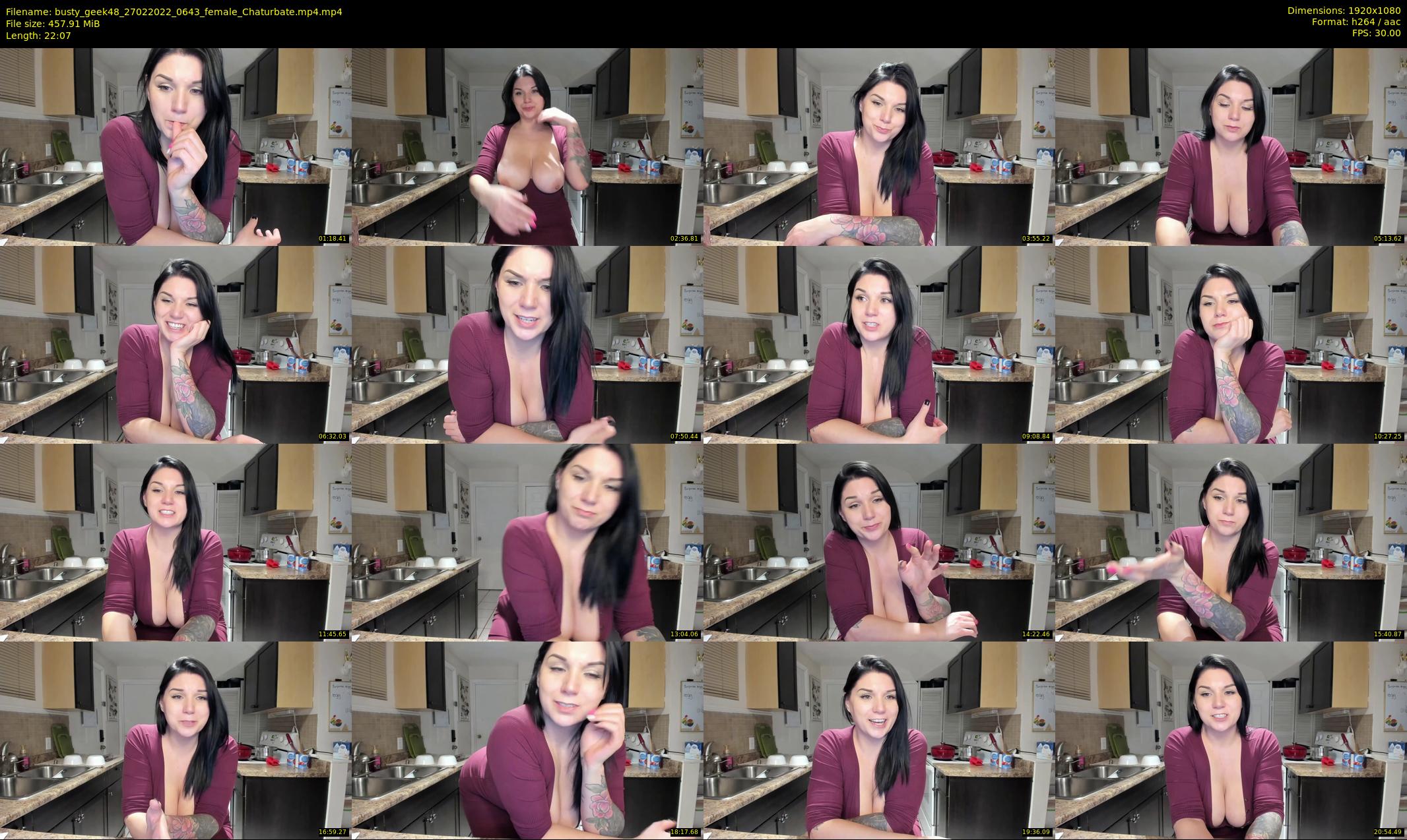 busty_geek48 — 23 minute Chaturbate female cam show recording, 1080p, Feb 27, 2022