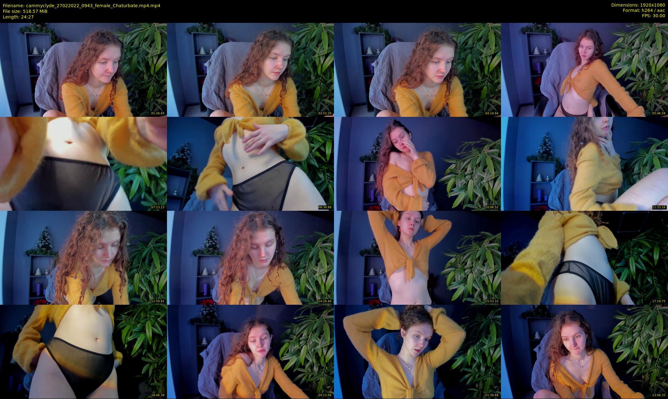 cammyclyde — 25 minute Chaturbate female cam show recording, 1080p, Feb 27, 2022