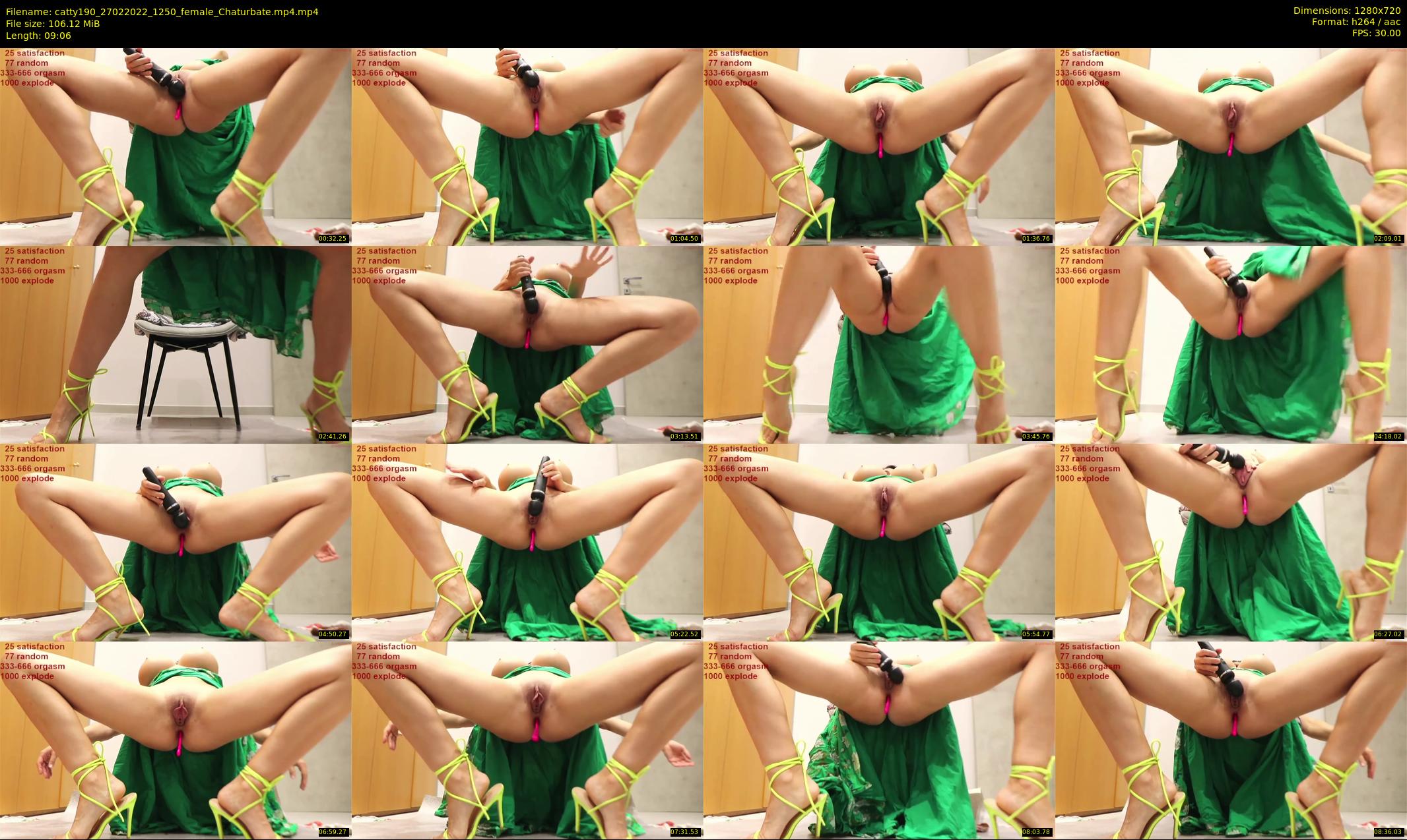 catty190 — 10 minute Chaturbate female cam show recording, 720p, Feb 27, 2022