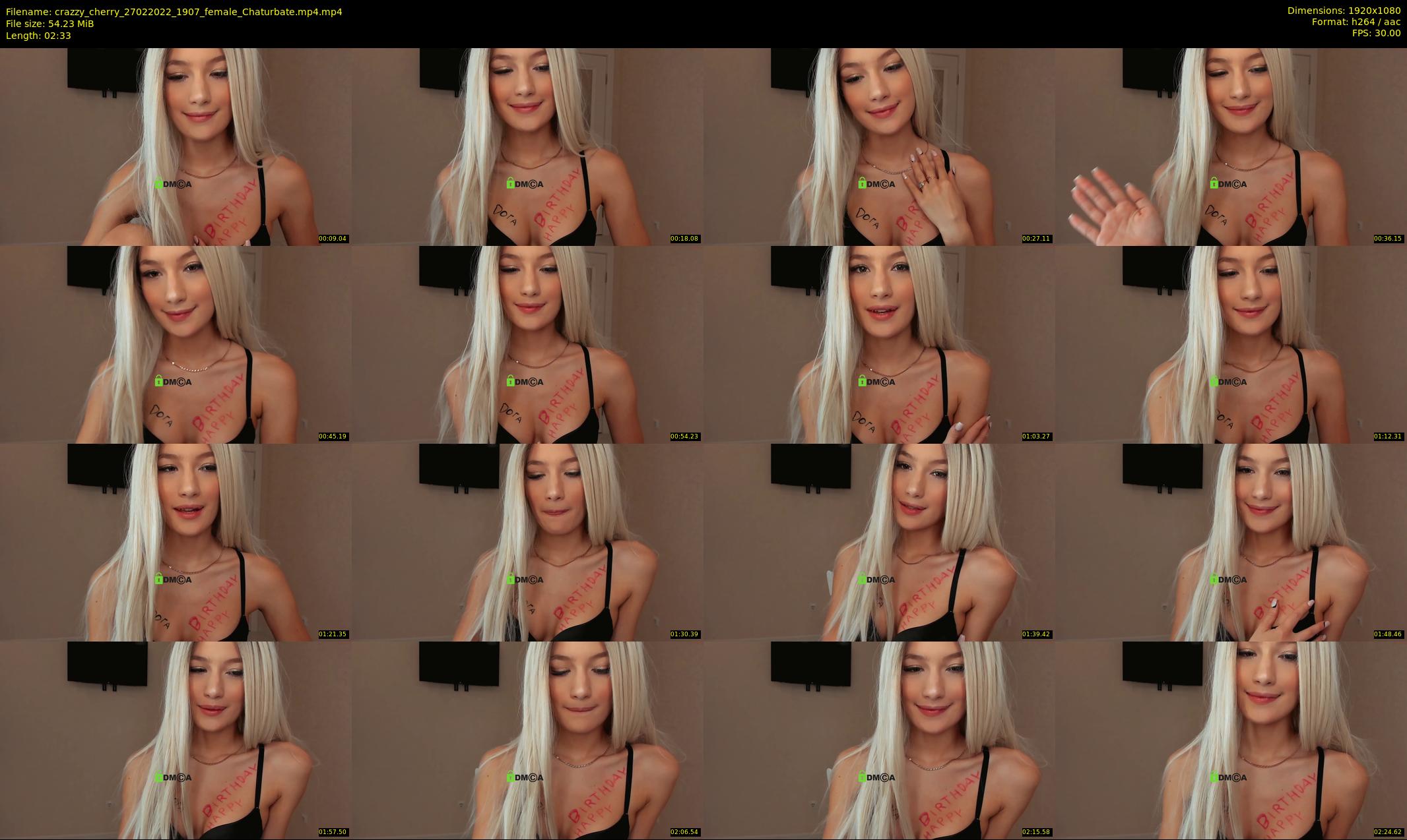crazzy_cherry — 3 minute Chaturbate female cam show recording, 1080p, Feb 27, 2022