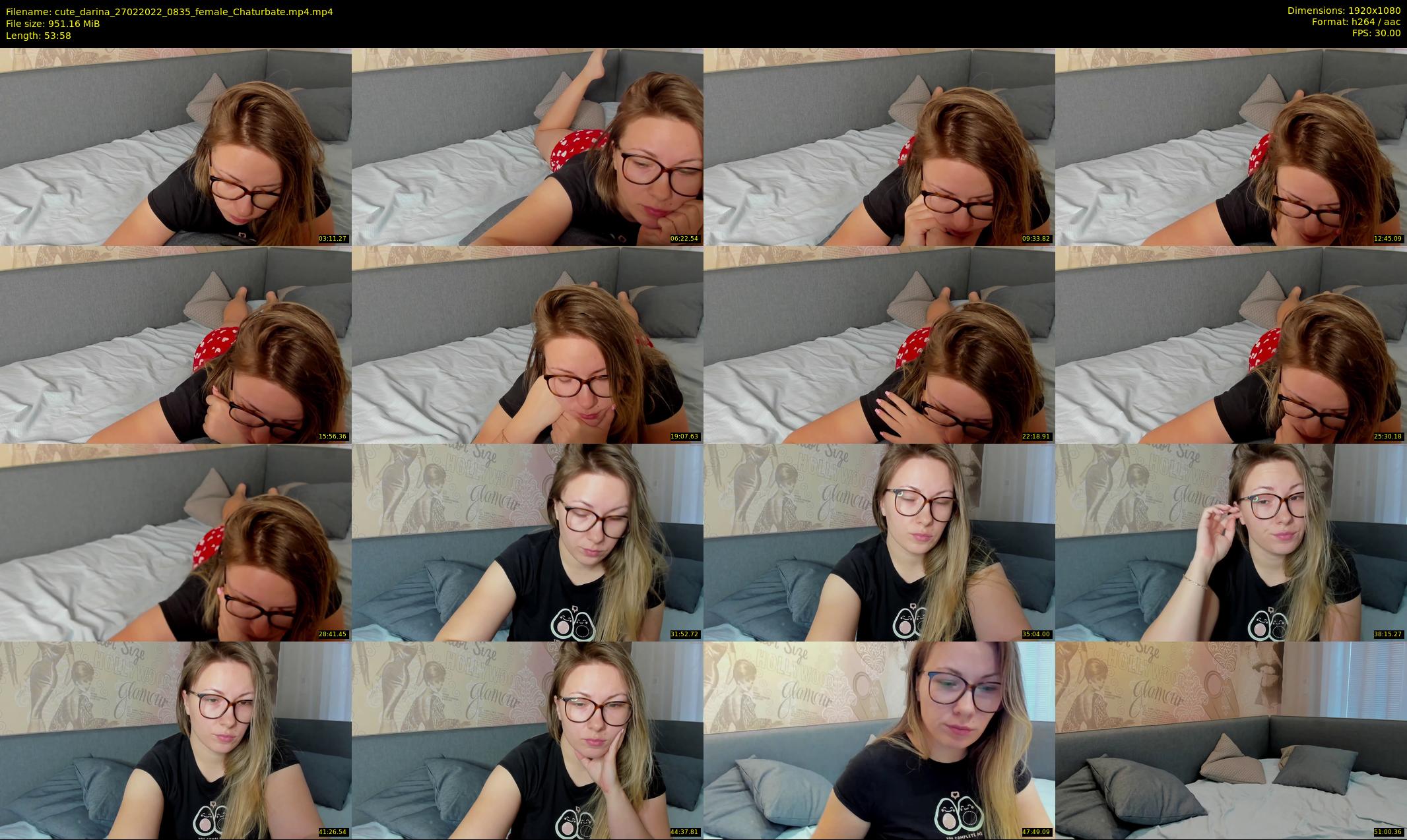 cute_darina — 54 minute Chaturbate female cam show recording, 1080p, Feb 27, 2022