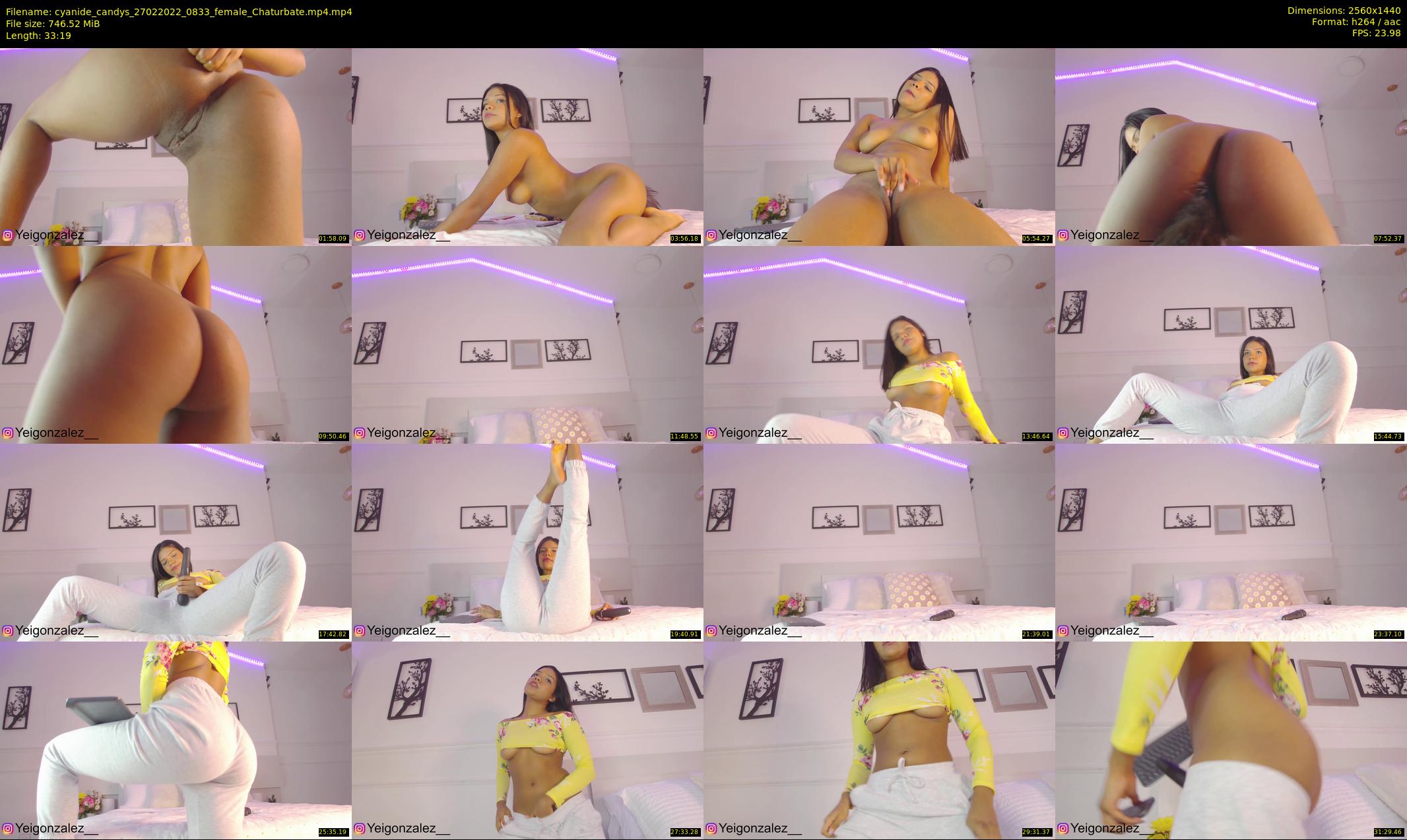 cyanide_candys — 34 minute Chaturbate female cam show recording, 1080p, Feb 27, 2022