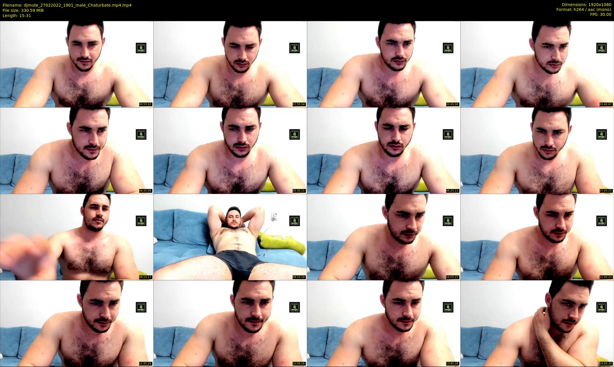 djmute — 16 minute Chaturbate male cam show recording, 1080p, Feb 27, 2022