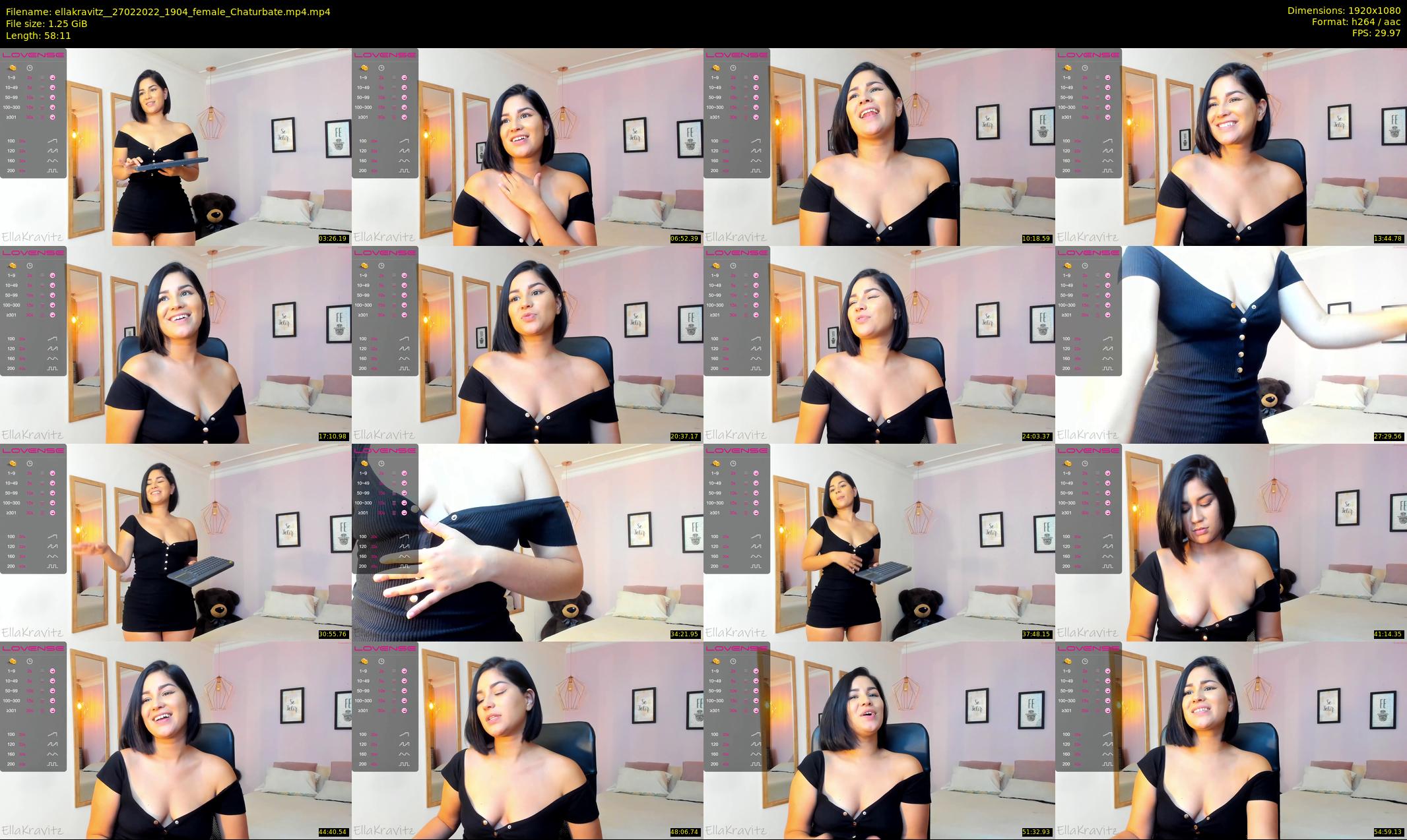 ellakravitz_ — 59 minute Chaturbate female cam show recording, 1080p, Feb 27, 2022