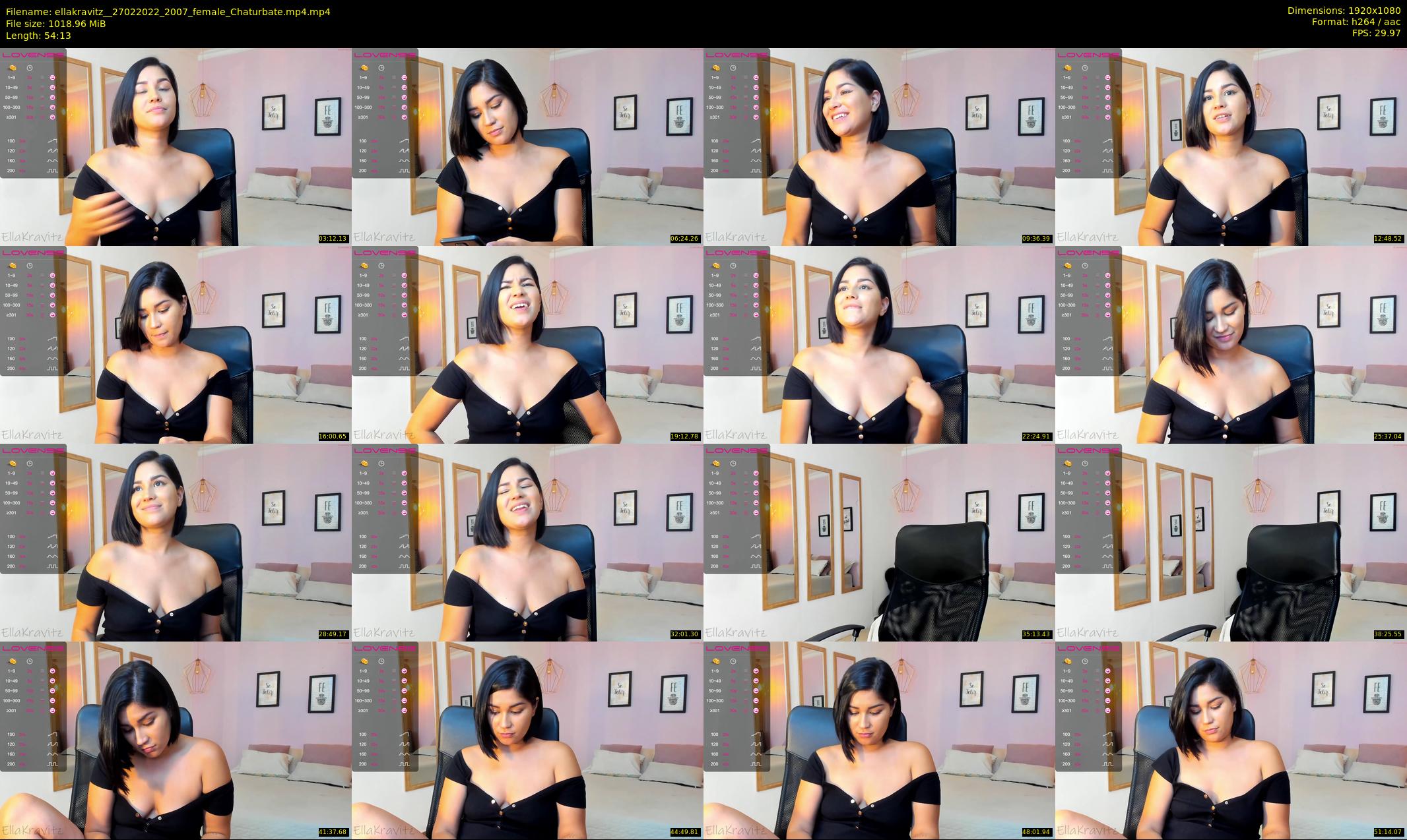 ellakravitz_ — 55 minute Chaturbate female cam show recording, 1080p, Feb 27, 2022