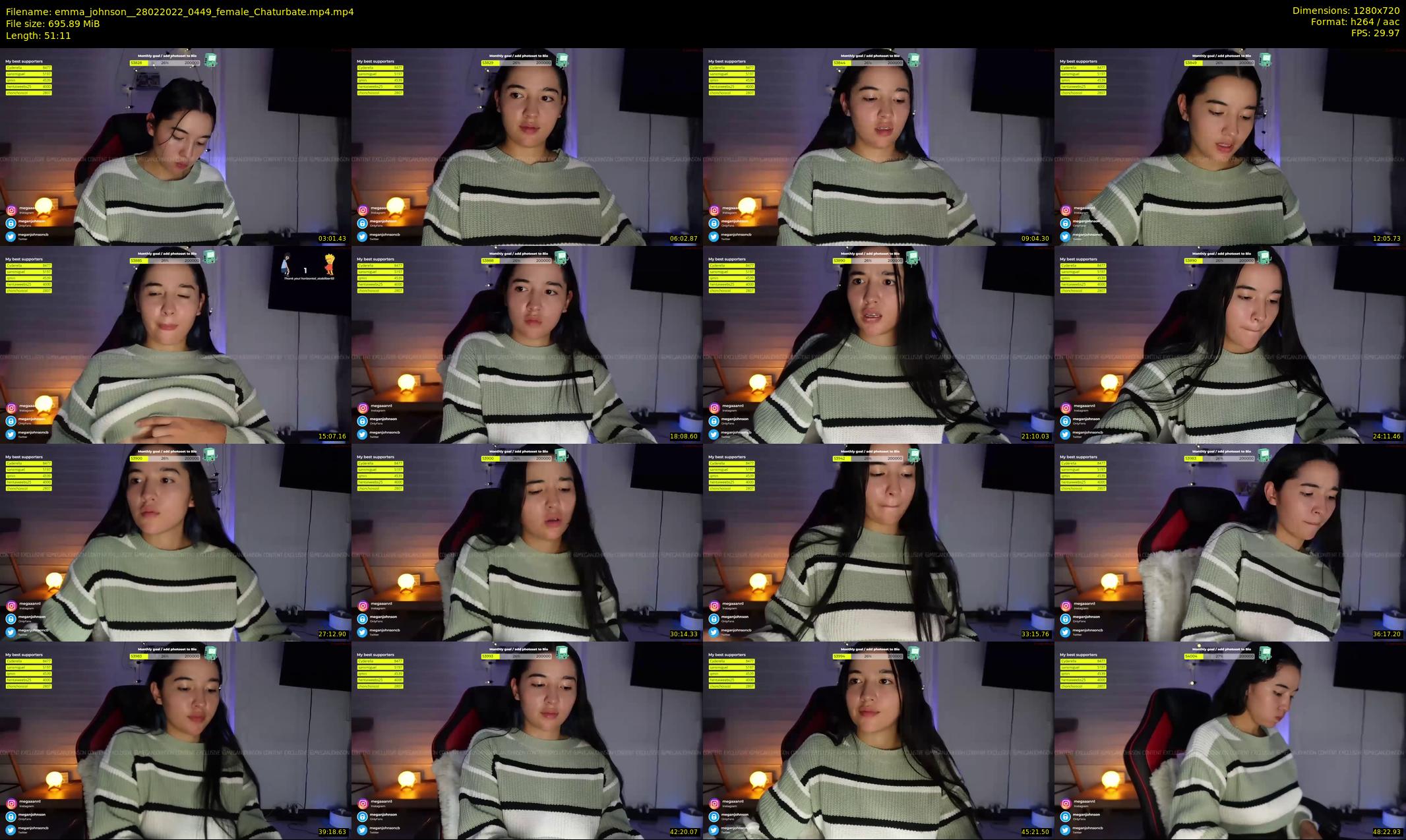 emma_johnson_ — 52 minute Chaturbate female cam show recording, 720p, Feb 28, 2022
