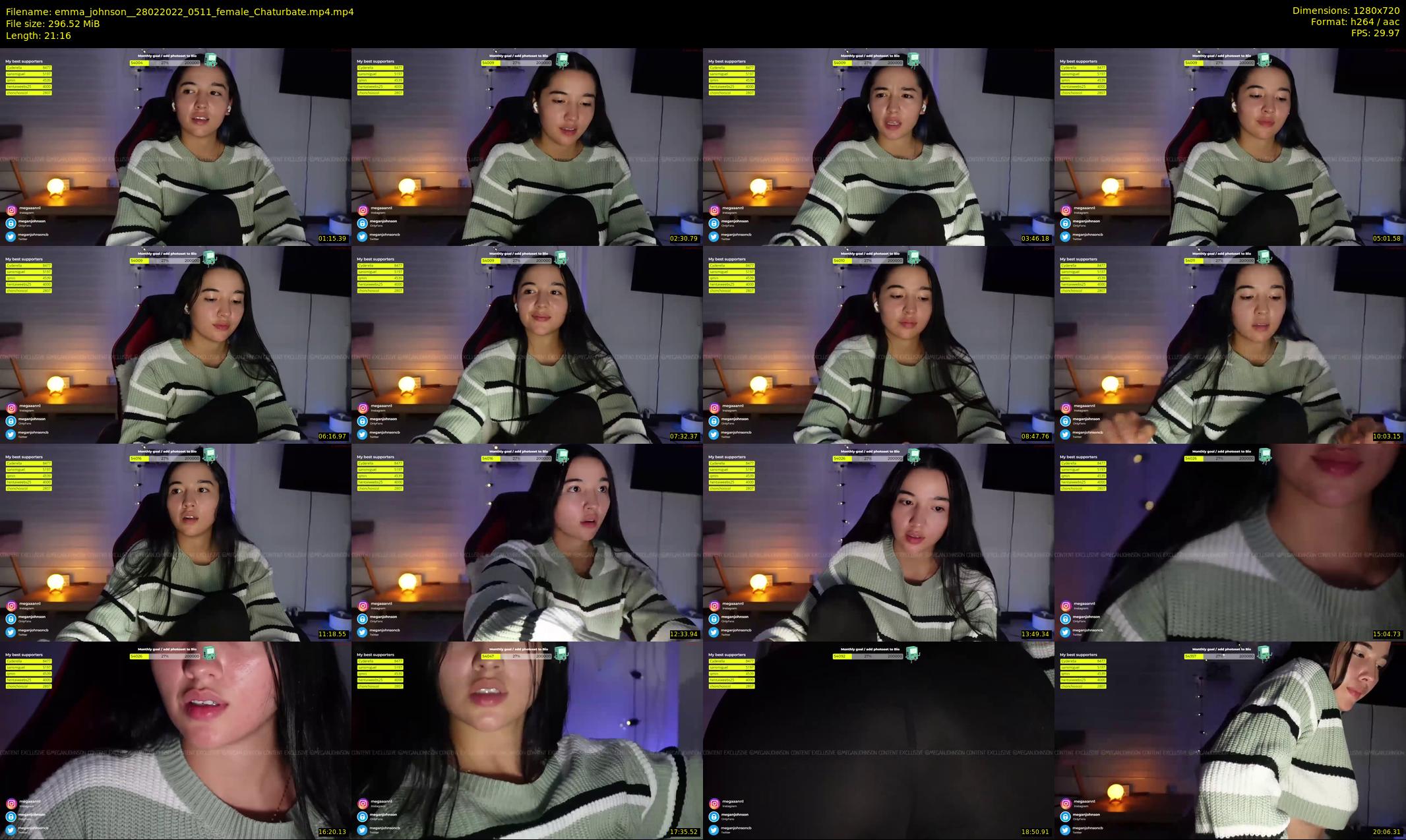 emma_johnson_ — 22 minute Chaturbate female cam show recording, 720p, Feb 28, 2022