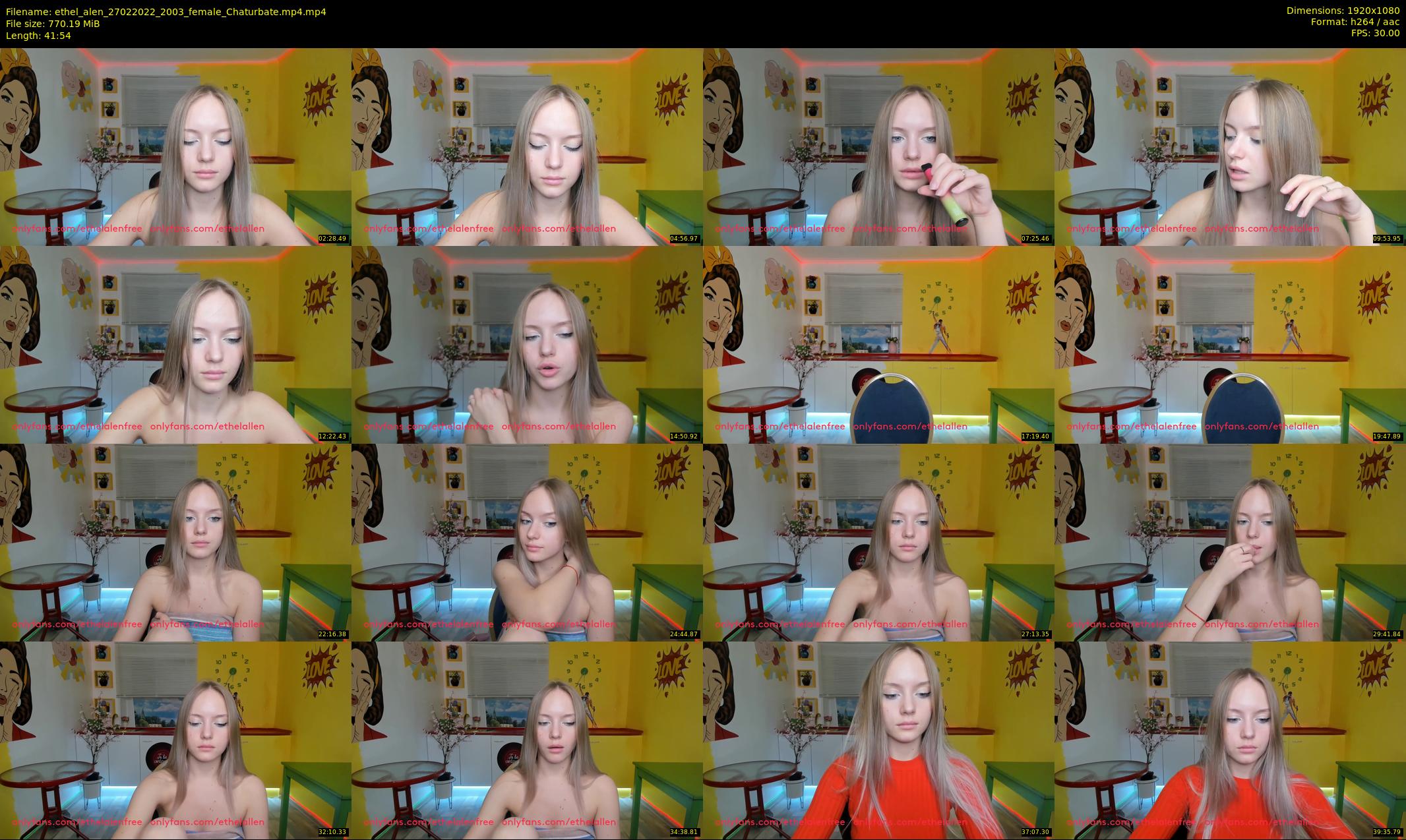 ethel_alen — 42 minute Chaturbate female cam show recording, 1080p, Feb 27, 2022