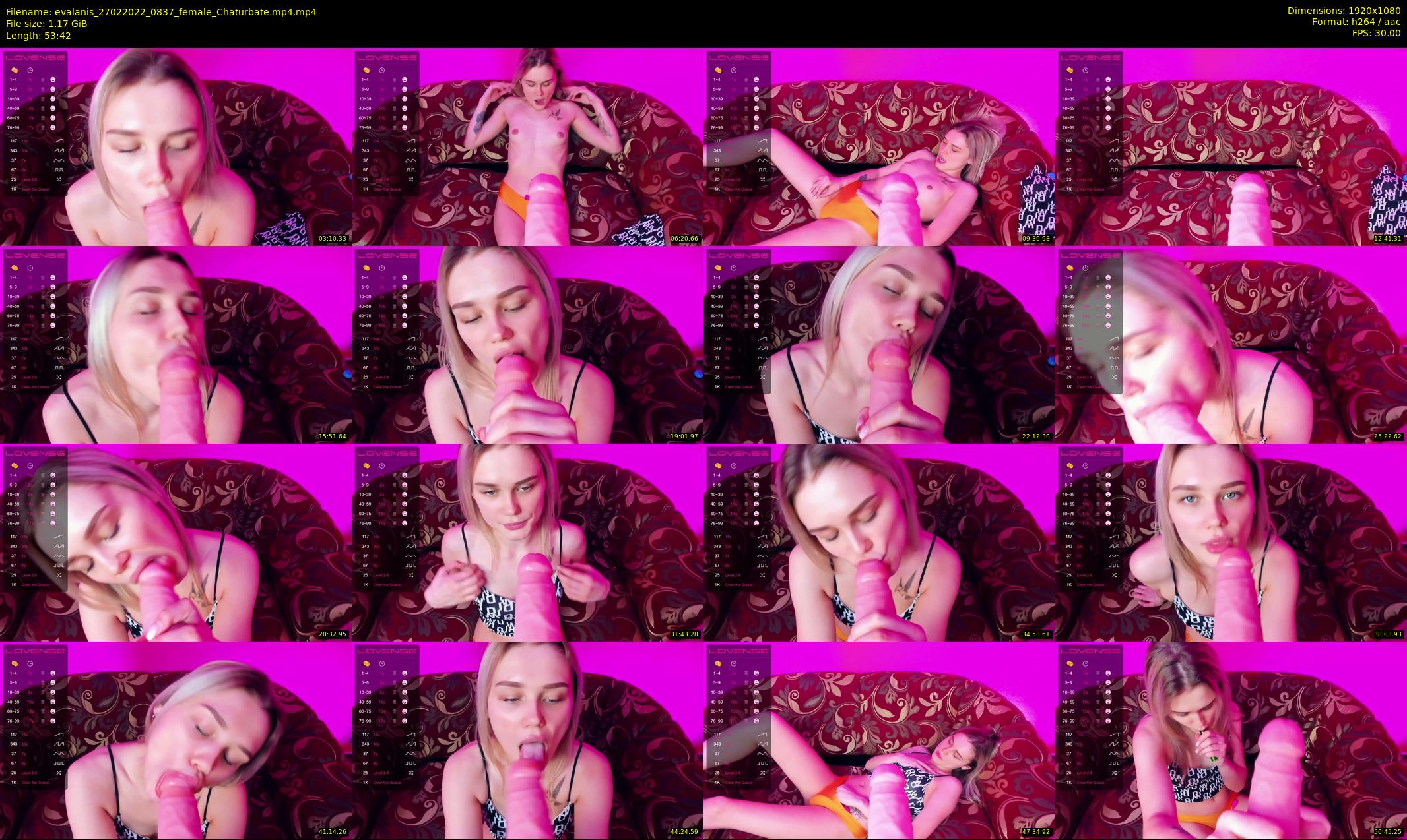 evalanis — 54 minute Chaturbate couple cam show recording, 1080p, Feb 27, 2022