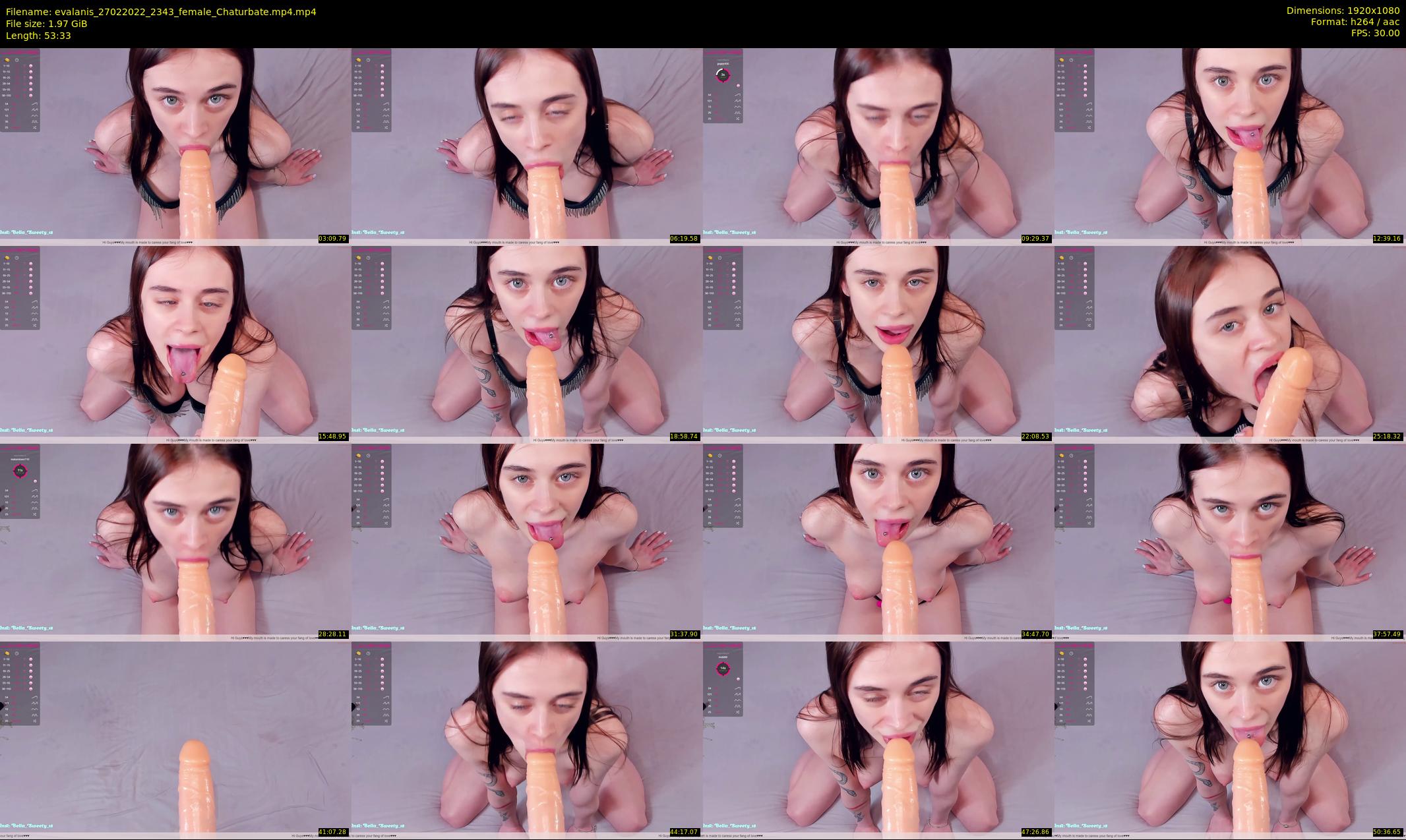 evalanis — 54 minute Chaturbate couple cam show recording, 1080p, Feb 27, 2022