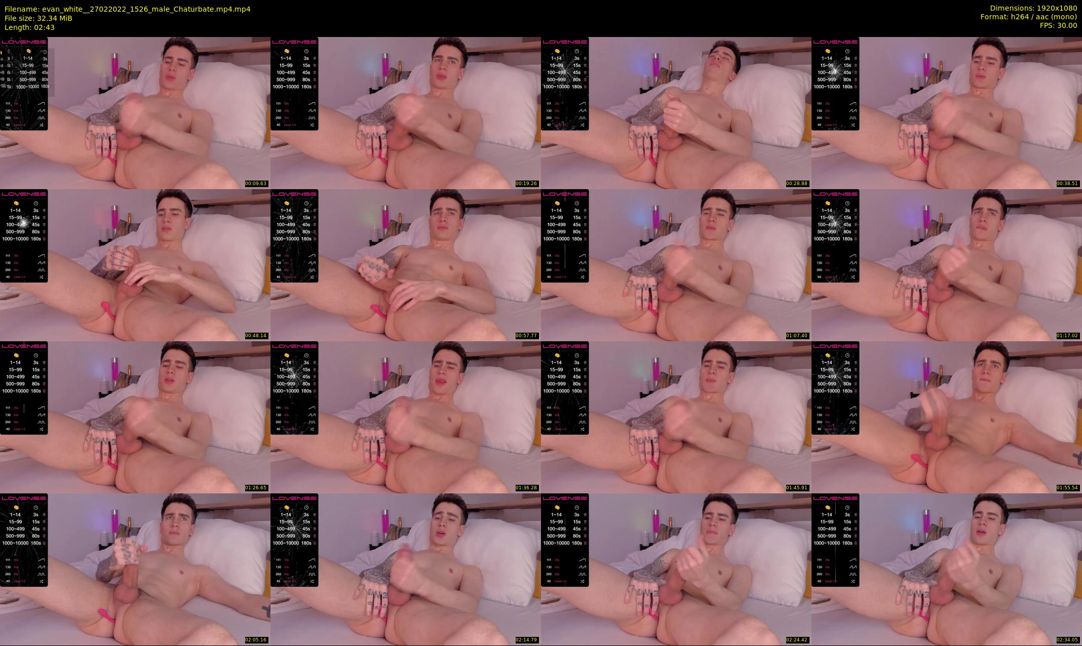 evan_white_ — 3 minute Chaturbate male cam show recording, 1080p, Feb 27, 2022