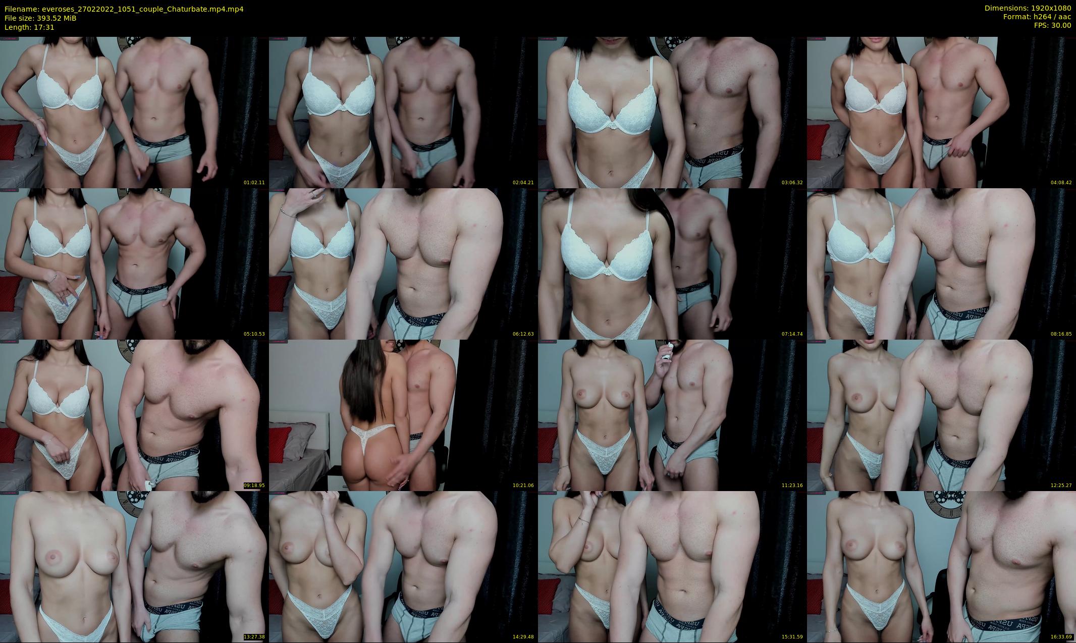 everoses — 18 minute Chaturbate couple cam show recording, 1080p, Feb 27, 2022