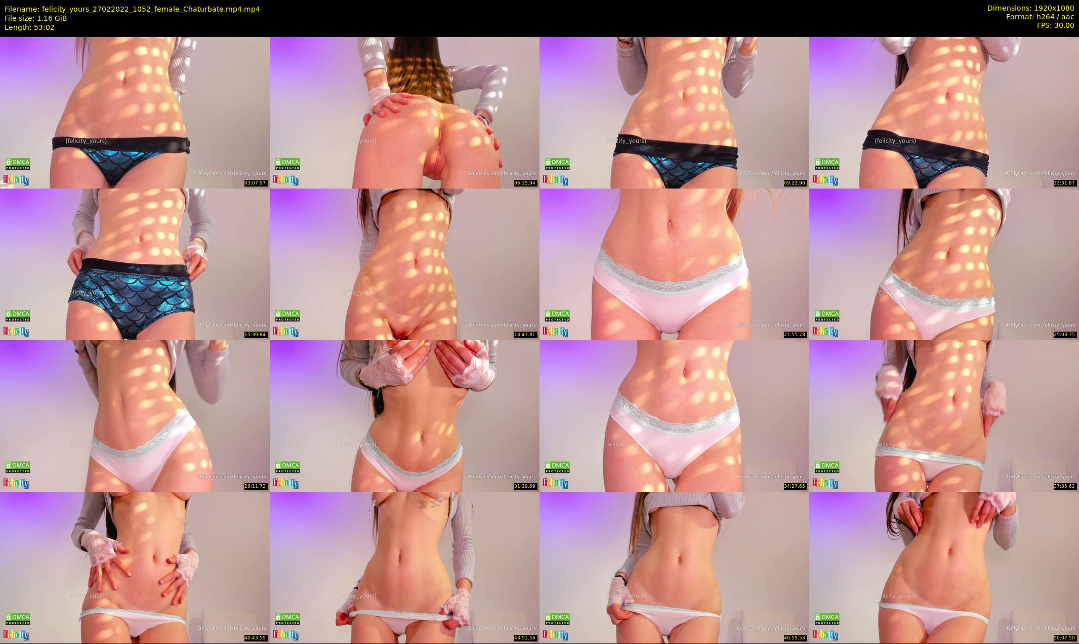 felicity_yours — 54 minute Chaturbate female cam show recording, 1080p, Feb 27, 2022