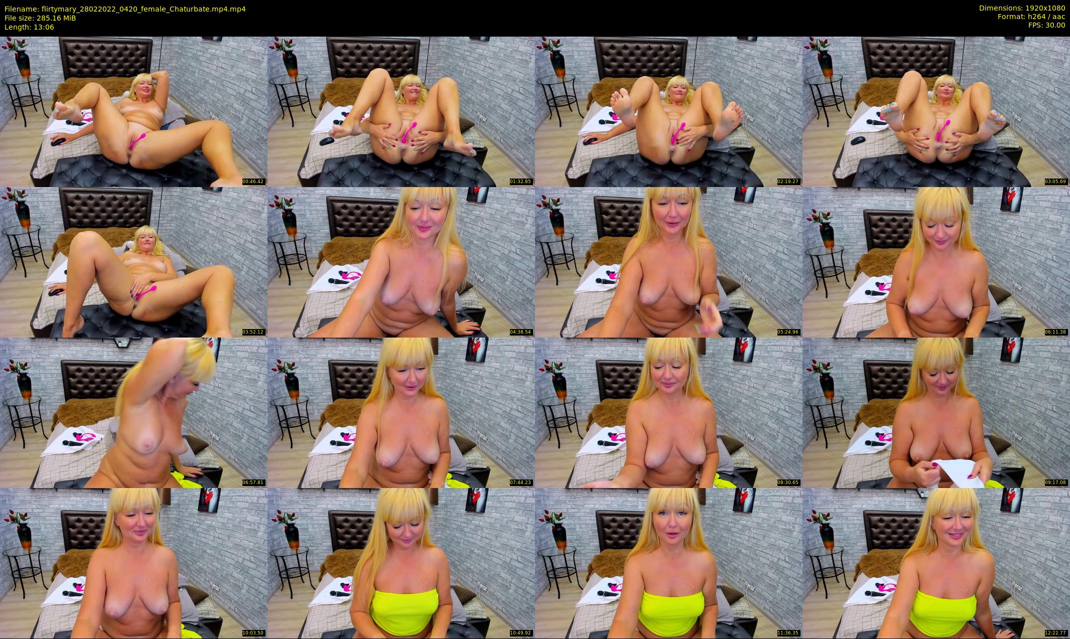 flirtymary — 14 minute Chaturbate female cam show recording, 1080p, Feb 28, 2022