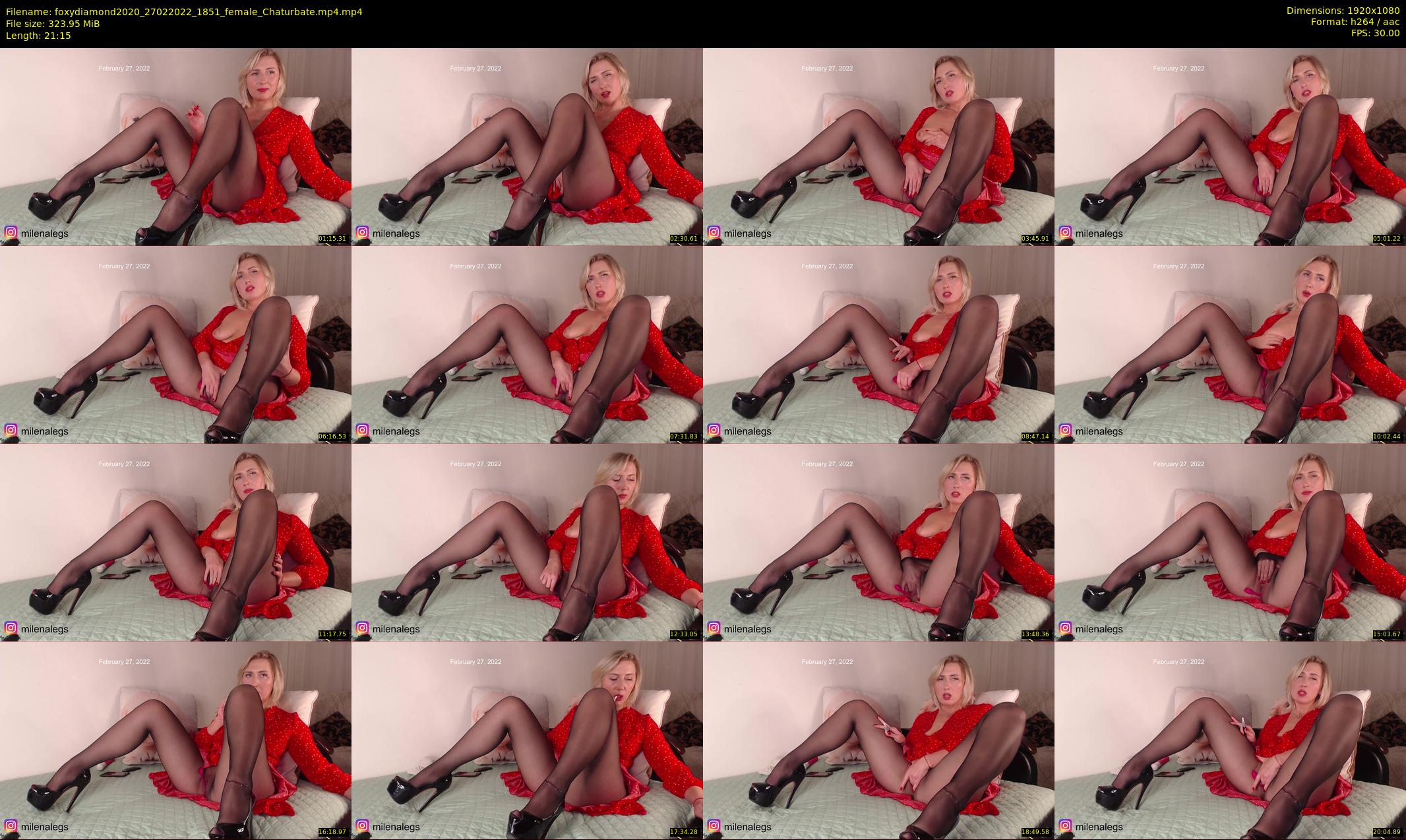foxydiamond2020 — 22 minute Chaturbate female cam show recording, 1080p, Feb 27, 2022