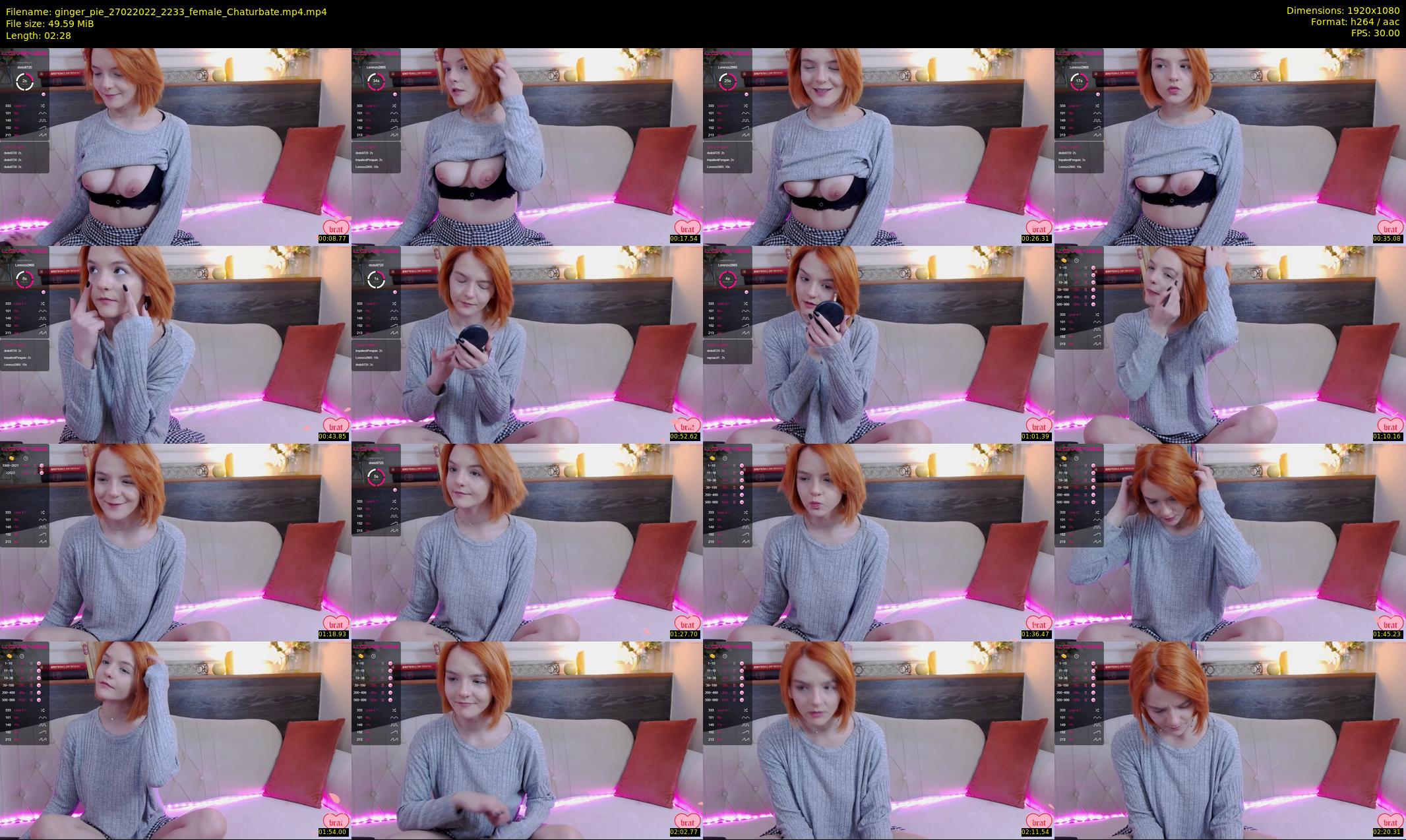 ginger_pie — 3 minute Chaturbate female cam show recording, 1080p, Feb 27, 2022